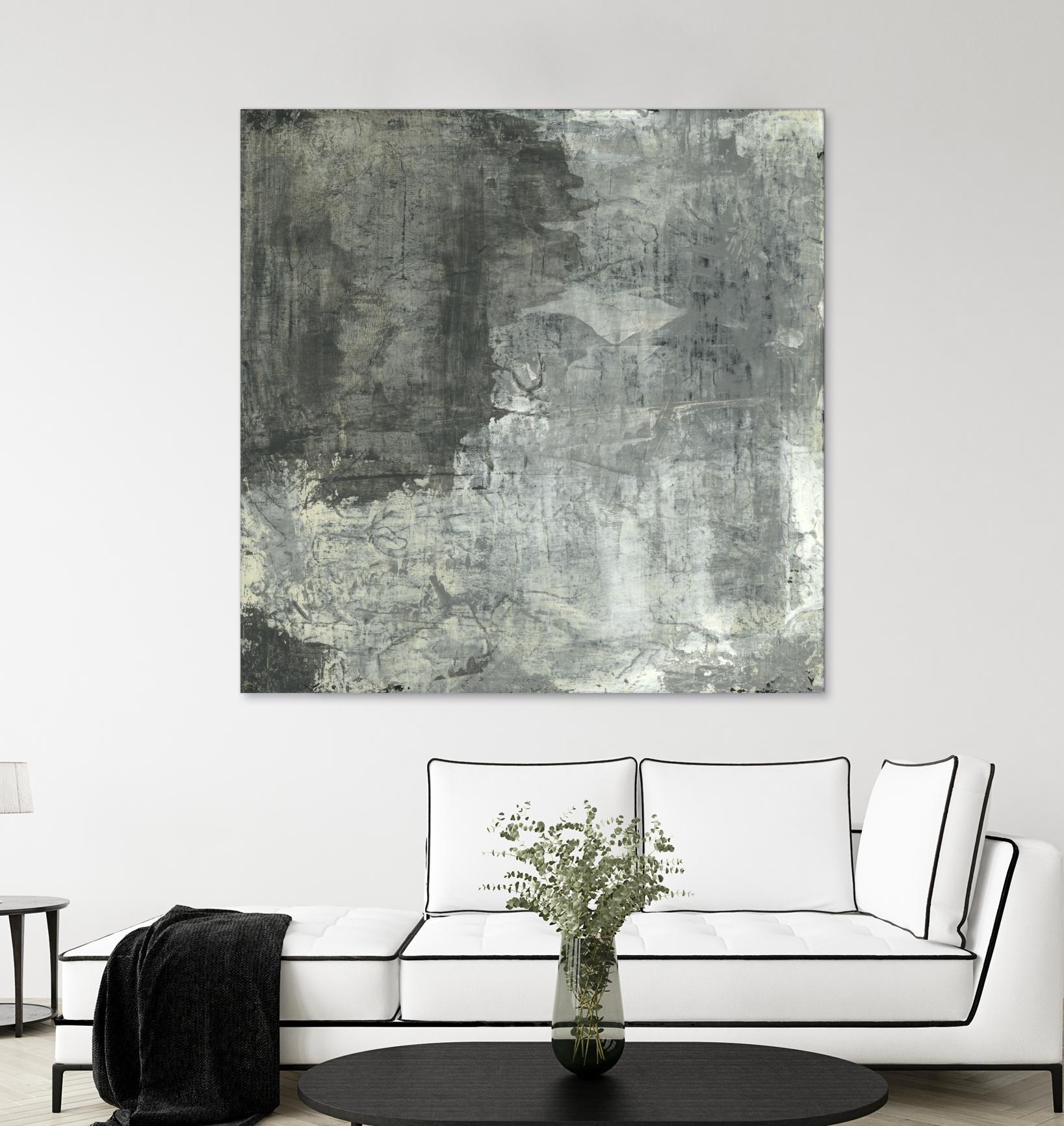 Gray Abstract II by Elena Ray on GIANT ART - black abstract
