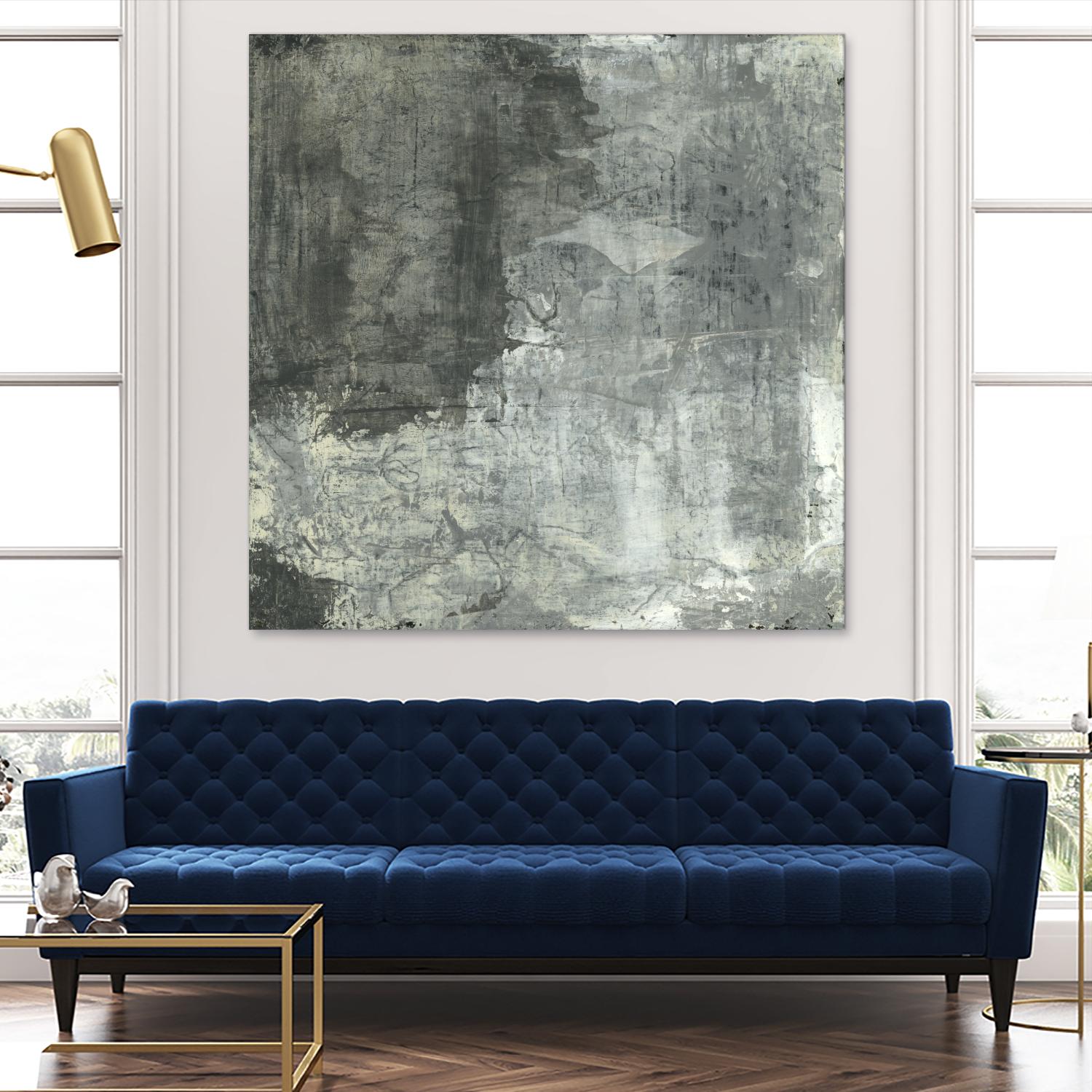 Gray Abstract II by Elena Ray on GIANT ART - black abstract