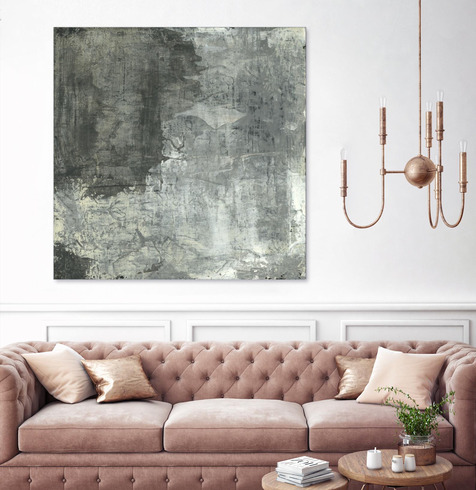 Gray Abstract II by Elena Ray on GIANT ART - black abstract