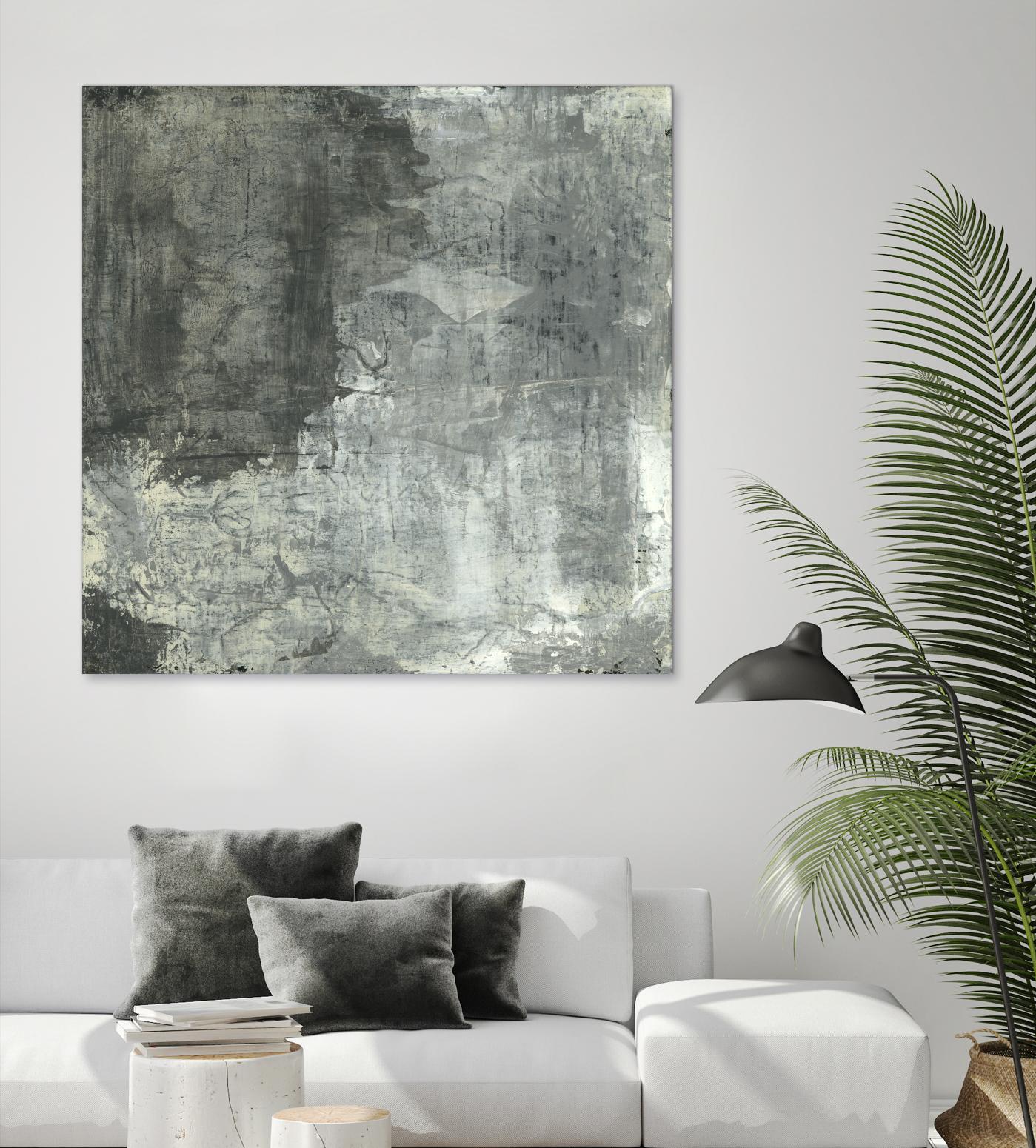 Gray Abstract II by Elena Ray on GIANT ART - black abstract