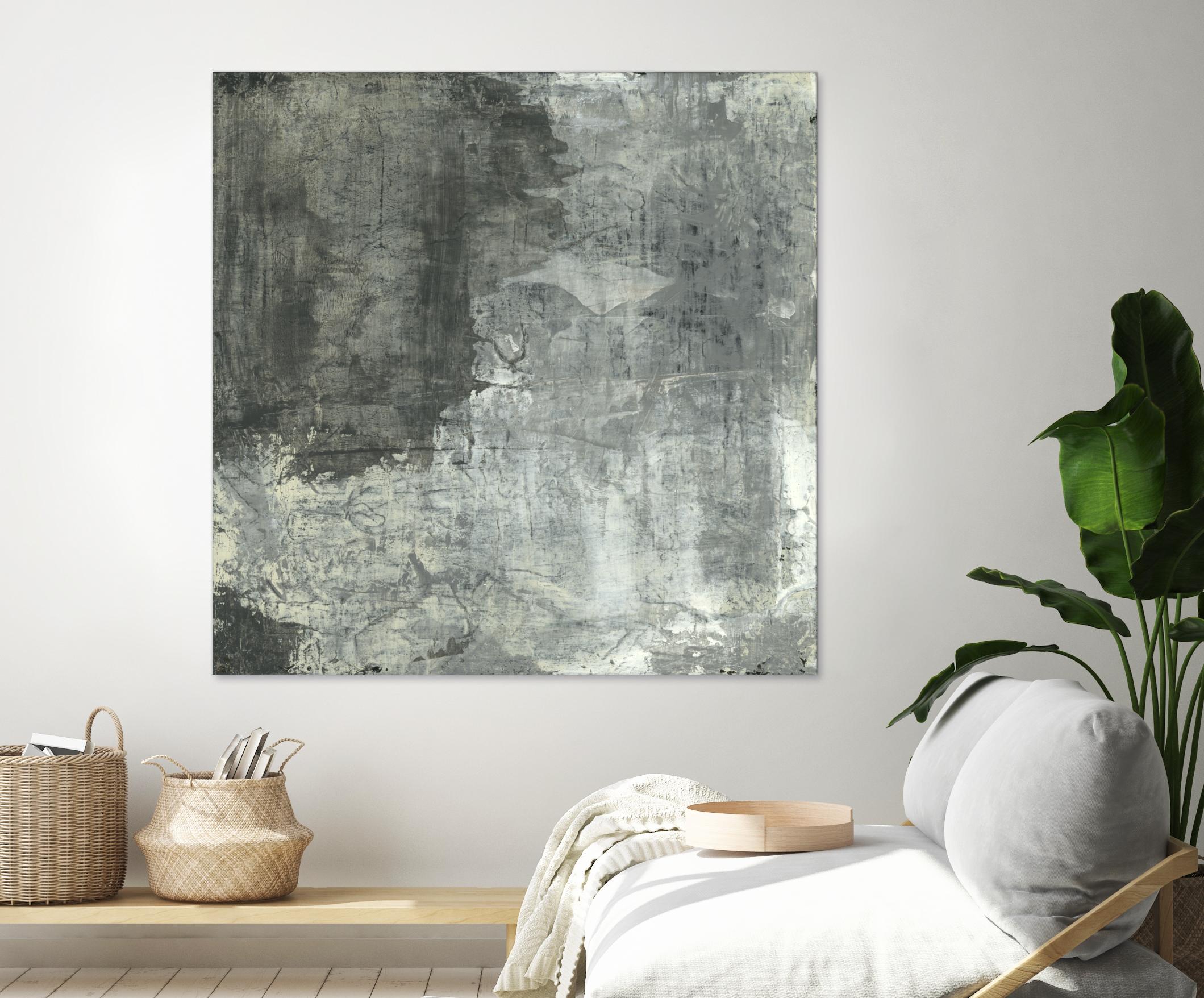 Gray Abstract II by Elena Ray on GIANT ART - black abstract