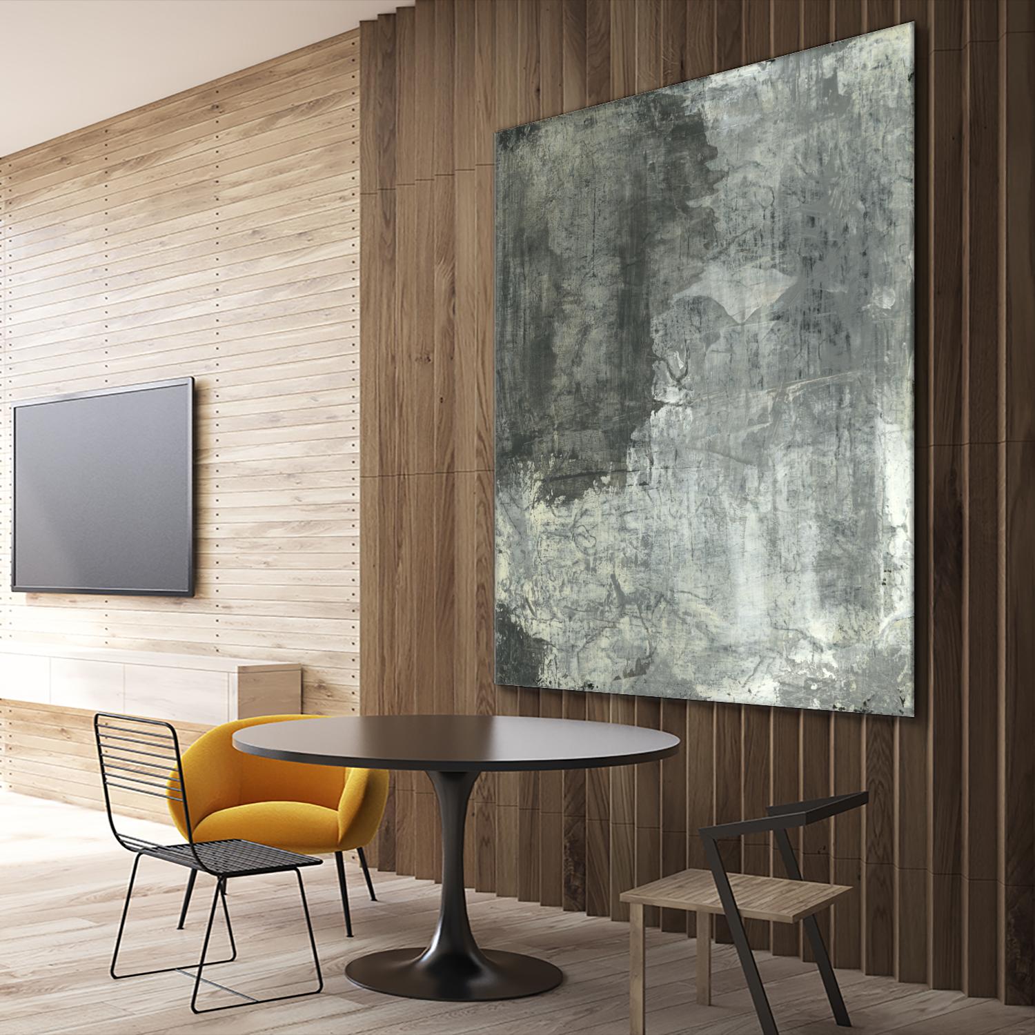 Gray Abstract II by Elena Ray on GIANT ART - black abstract