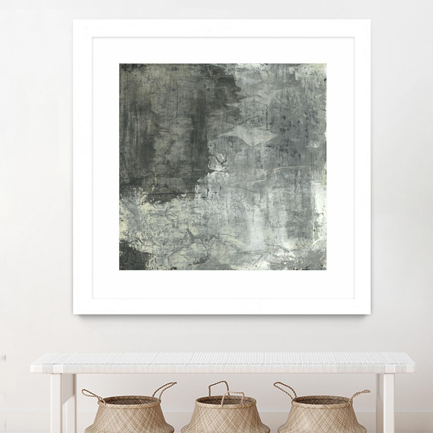 Gray Abstract II by Elena Ray on GIANT ART - black abstract