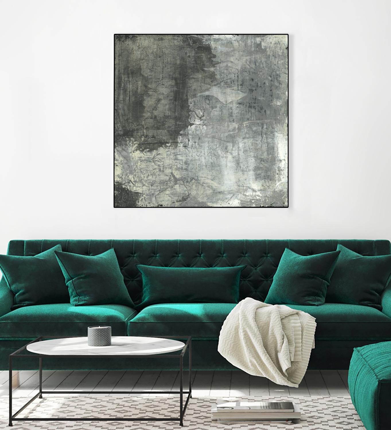 Gray Abstract II by Elena Ray on GIANT ART - black abstract