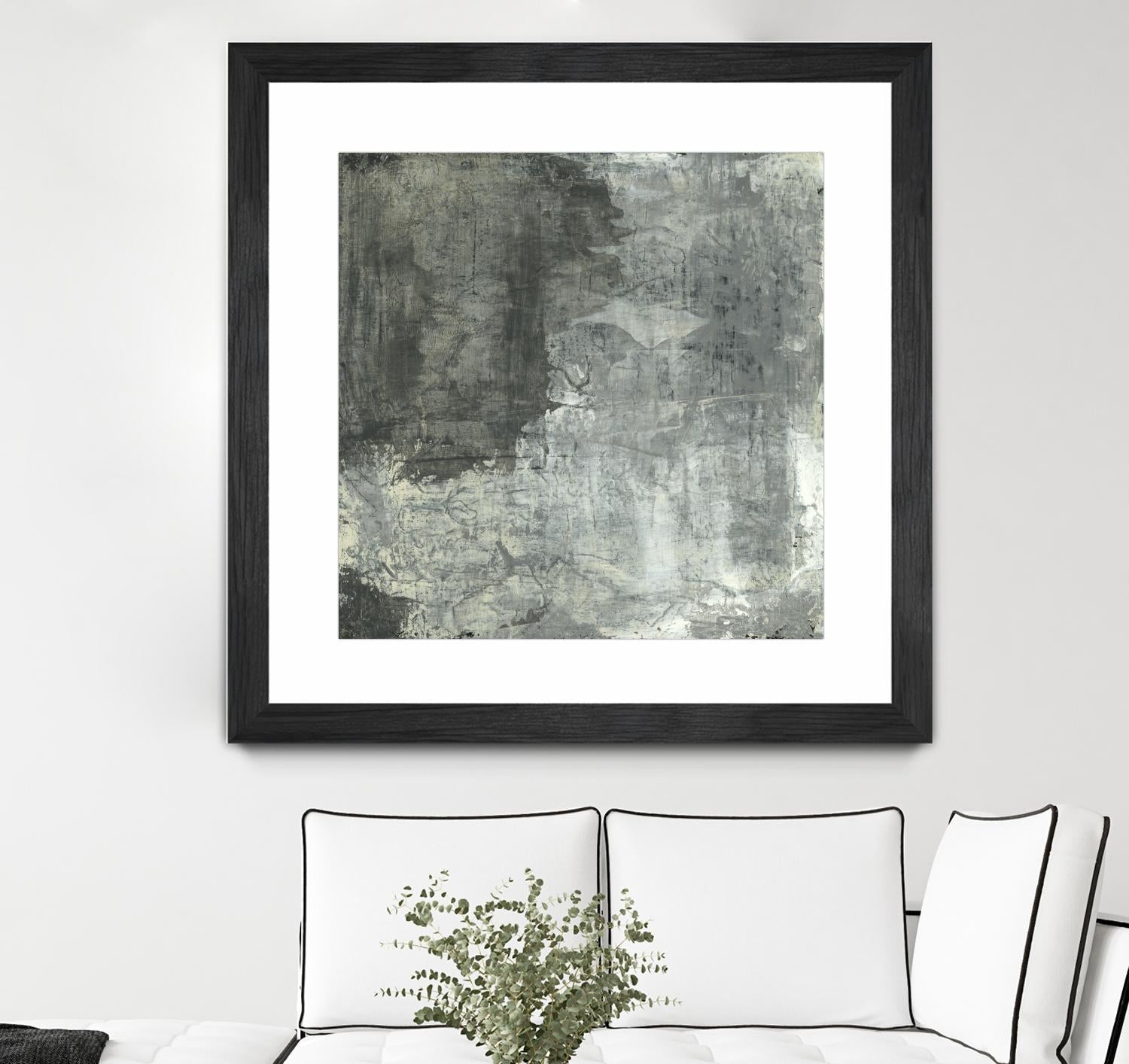 Gray Abstract II by Elena Ray on GIANT ART - black abstract