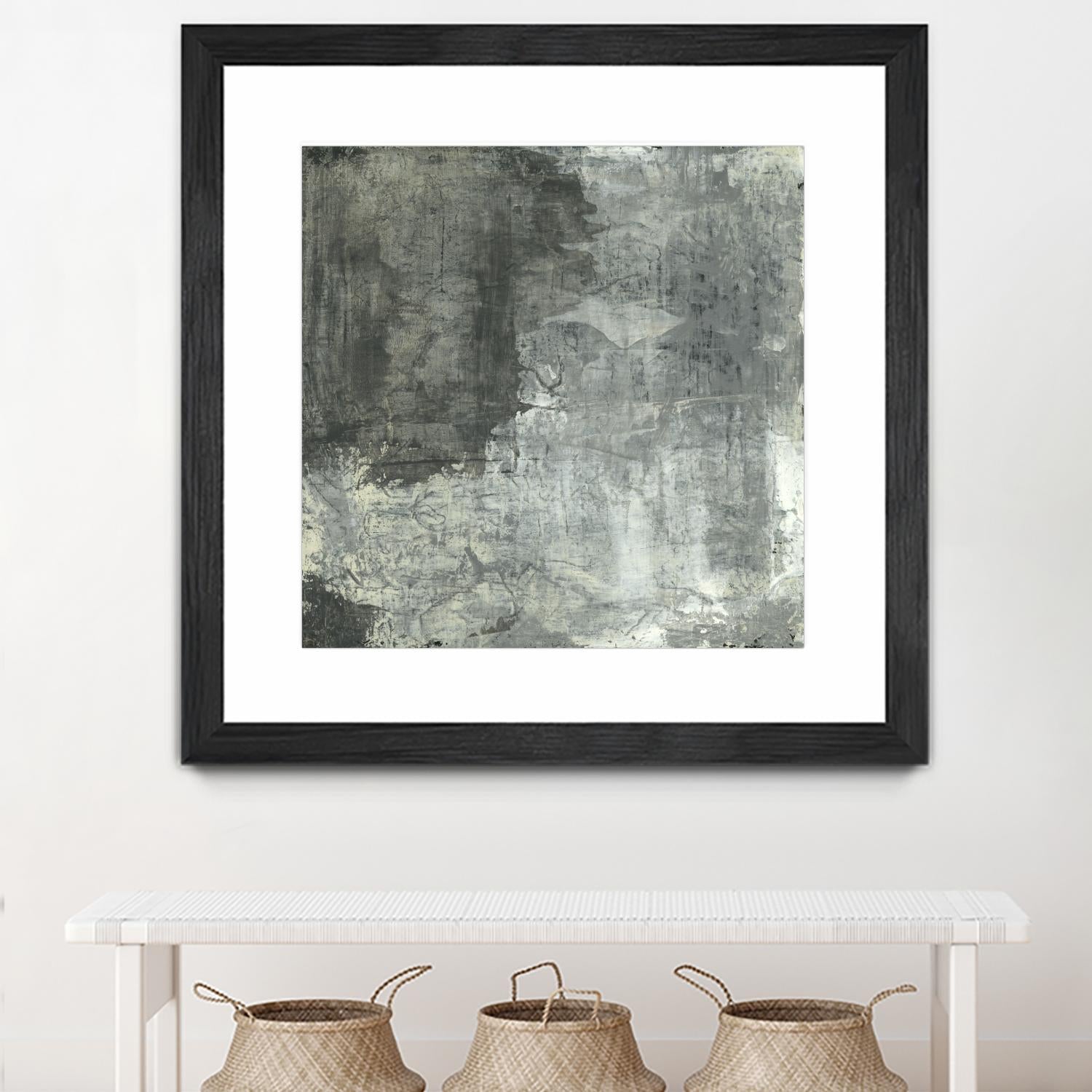 Gray Abstract II by Elena Ray on GIANT ART - black abstract