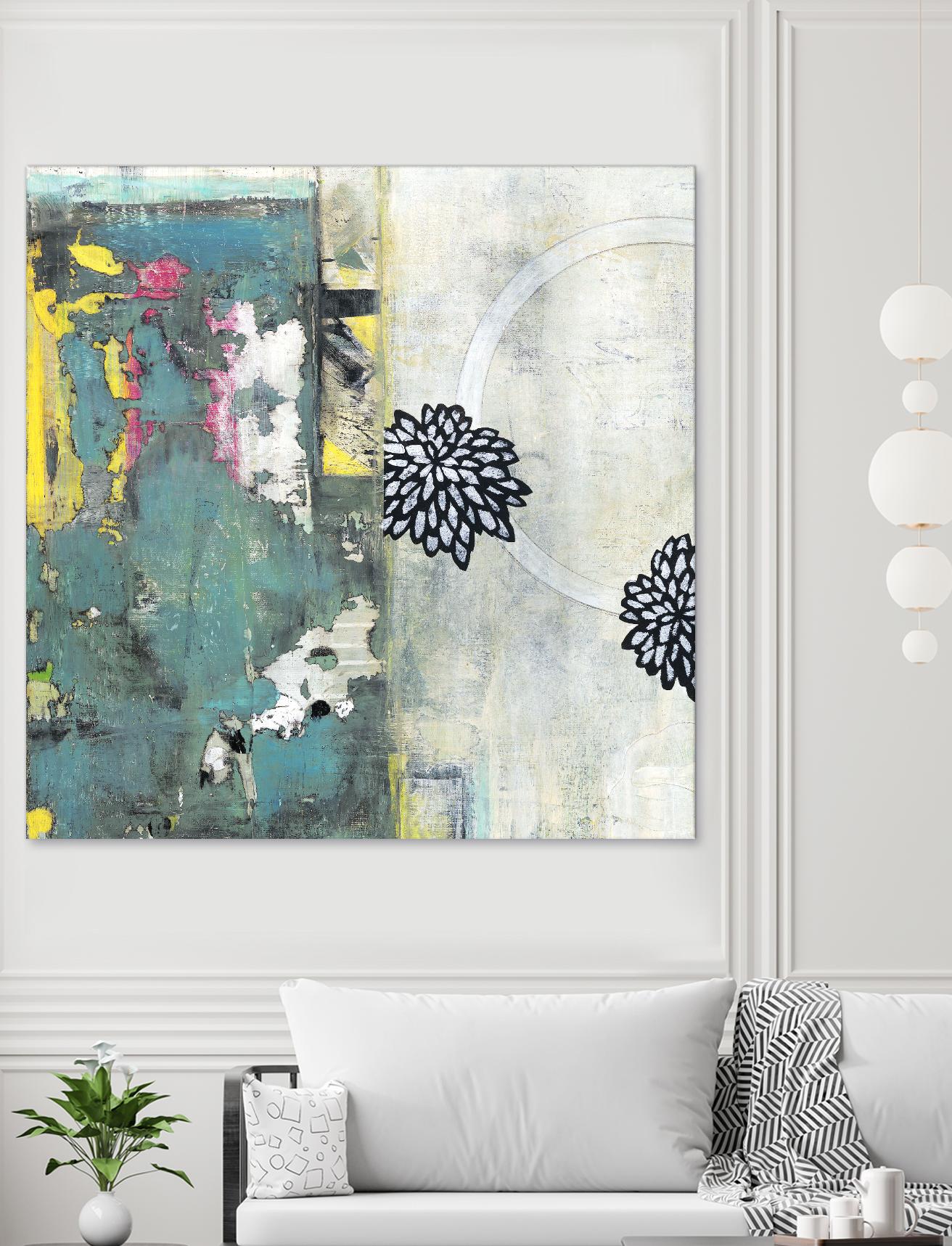 After the Winter I by Jodi Fuchs on GIANT ART - green abstract