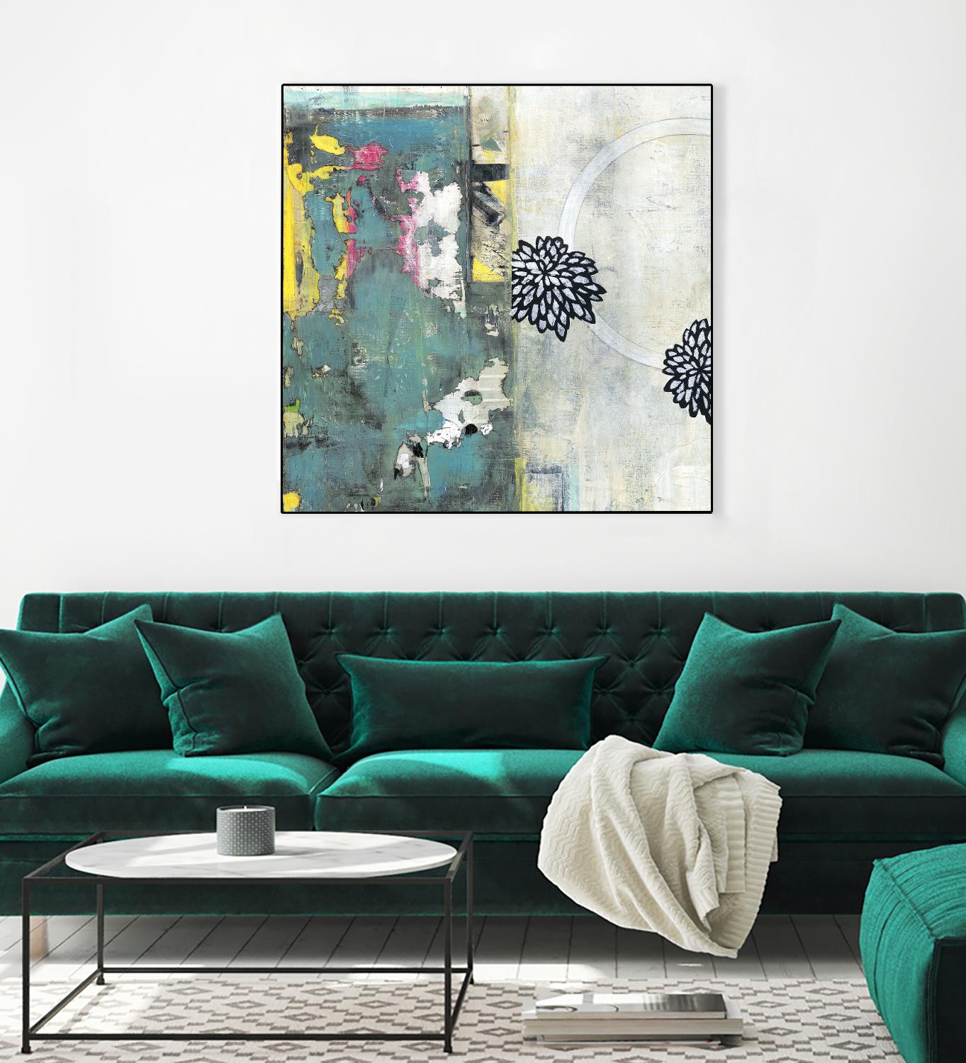 After the Winter I by Jodi Fuchs on GIANT ART - green abstract