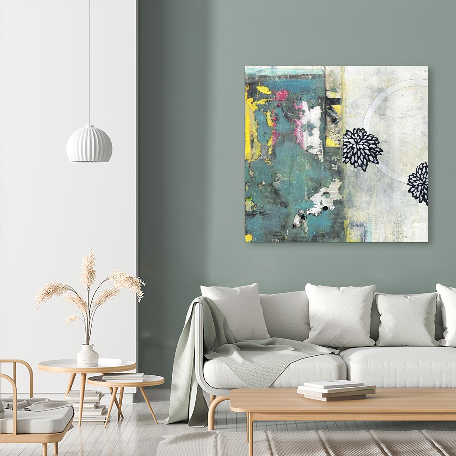 After the Winter I by Jodi Fuchs on GIANT ART - green abstract