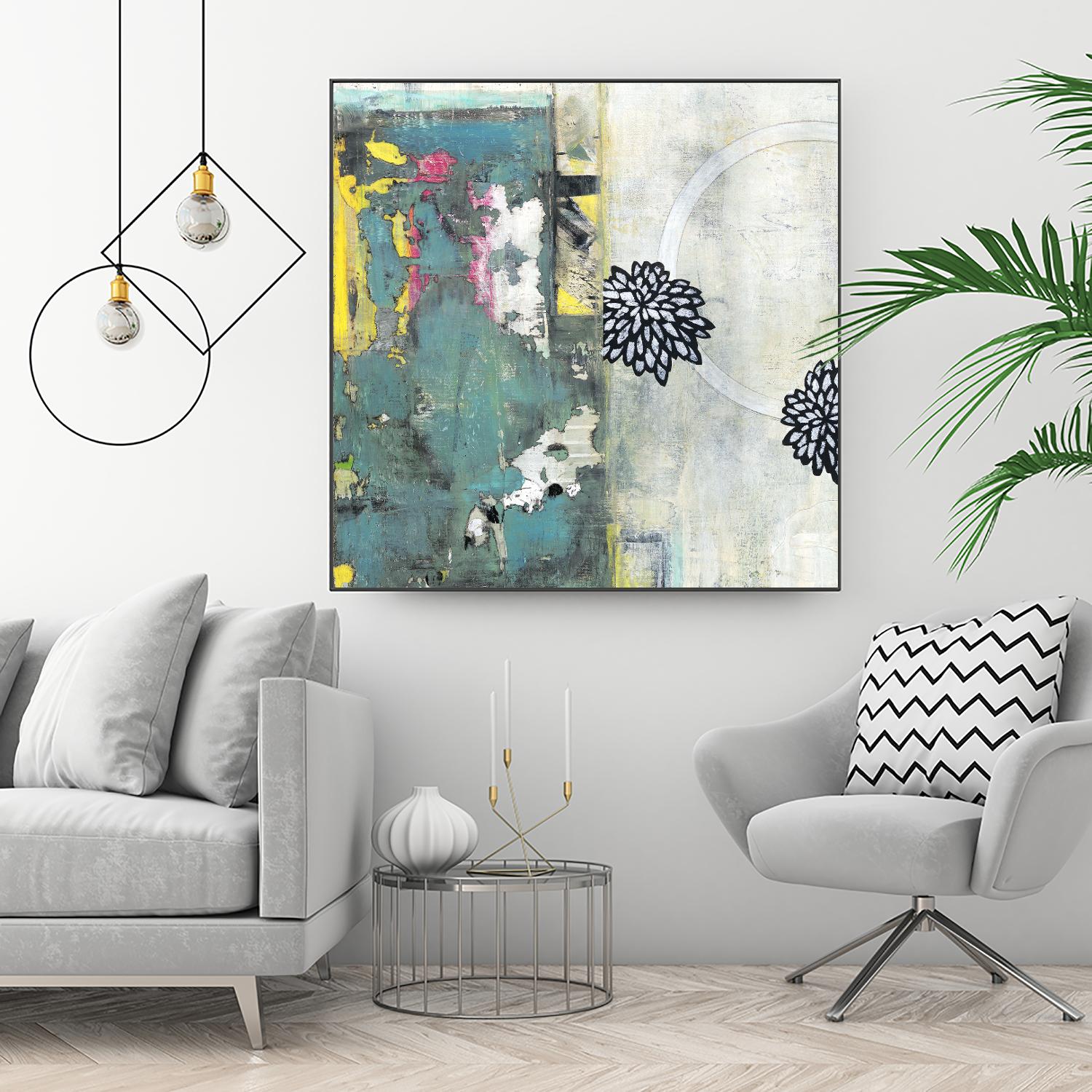 After the Winter I by Jodi Fuchs on GIANT ART - green abstract