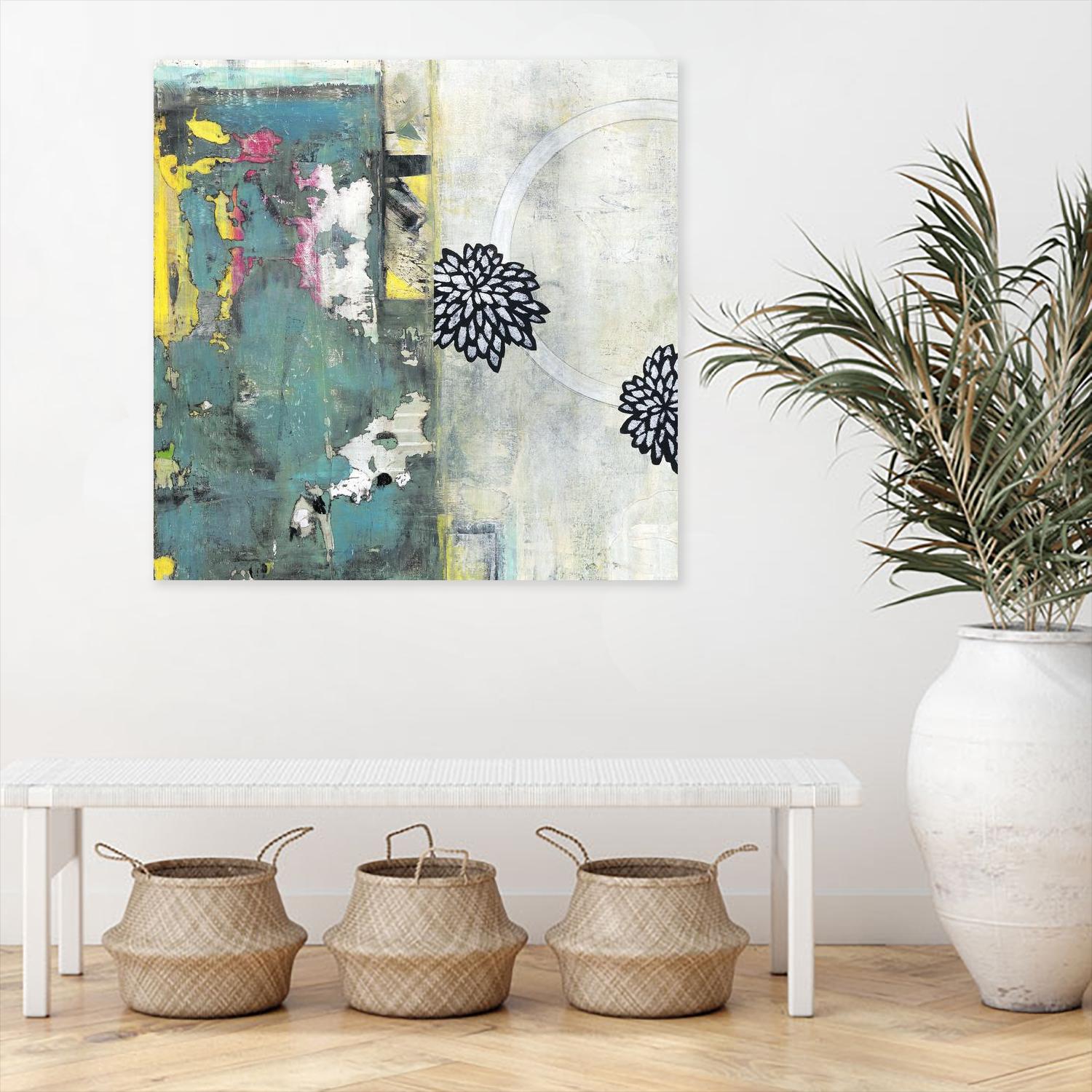 After the Winter I by Jodi Fuchs on GIANT ART - green abstract