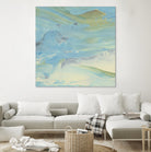 Waters Edge III by Alicia Ludwig on GIANT ART - green abstract