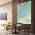 Waters Edge III by Alicia Ludwig on GIANT ART - green abstract