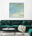 Waters Edge III by Alicia Ludwig on GIANT ART - green abstract