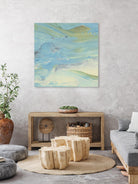 Waters Edge III by Alicia Ludwig on GIANT ART - green abstract