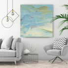 Waters Edge III by Alicia Ludwig on GIANT ART - green abstract