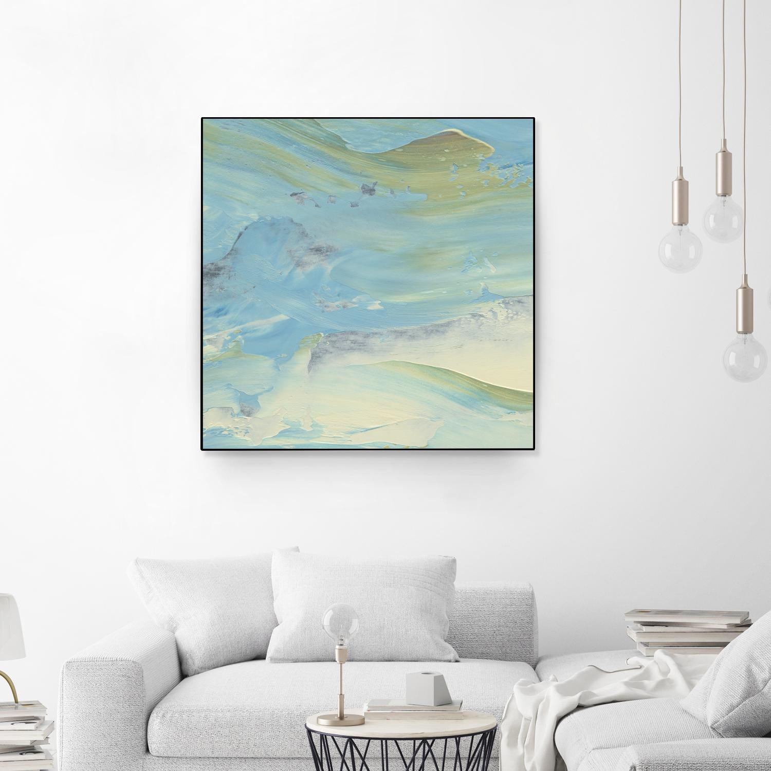 Waters Edge III by Alicia Ludwig on GIANT ART - green abstract