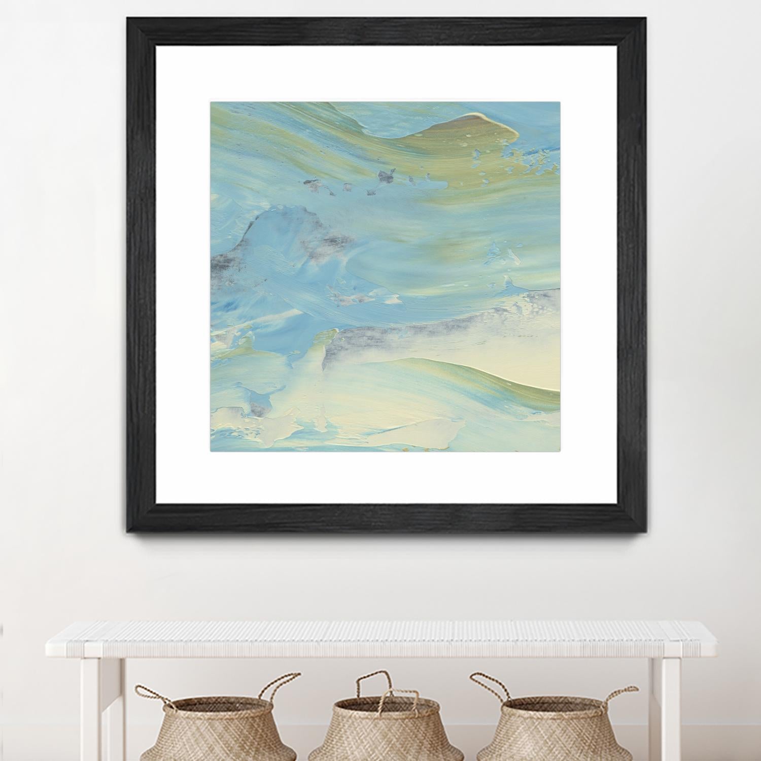 Waters Edge III by Alicia Ludwig on GIANT ART - green abstract