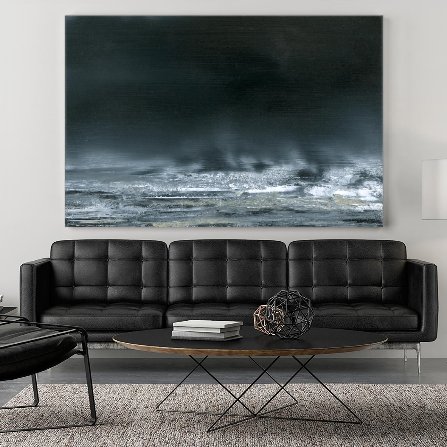 Sea View I by Sharon Gordon on GIANT ART - blue costal ocean