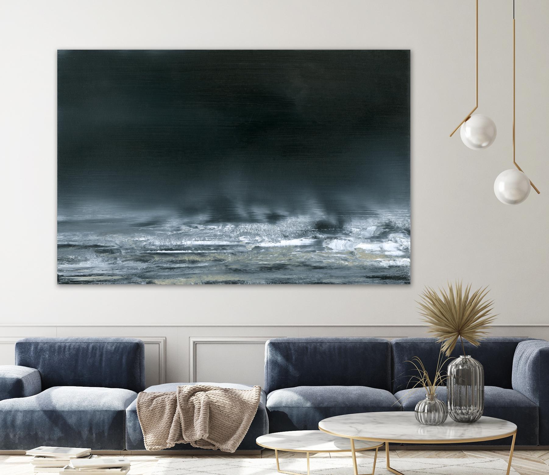 Sea View I by Sharon Gordon on GIANT ART - blue costal ocean
