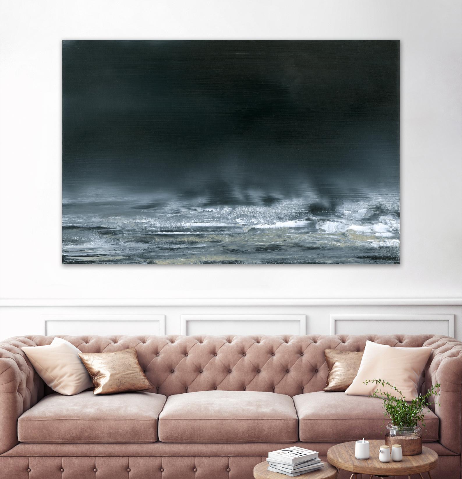 Sea View I by Sharon Gordon on GIANT ART - blue costal ocean