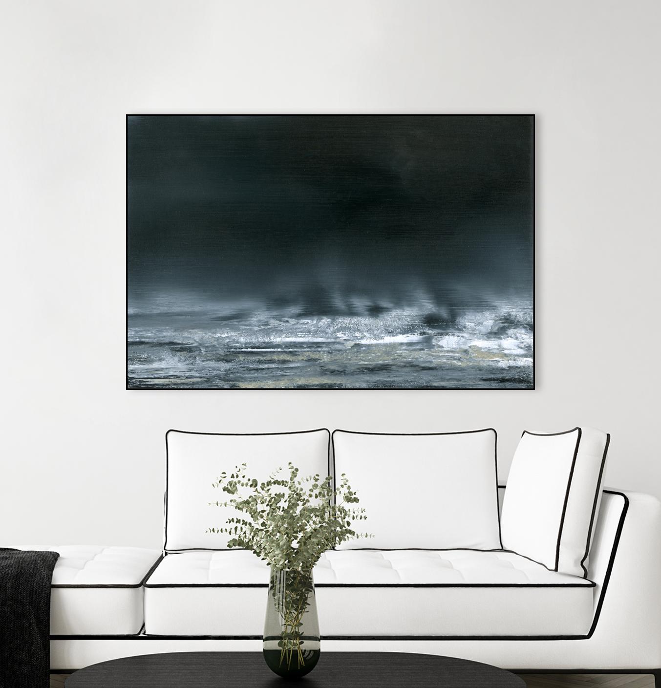 Sea View I by Sharon Gordon on GIANT ART - blue costal ocean