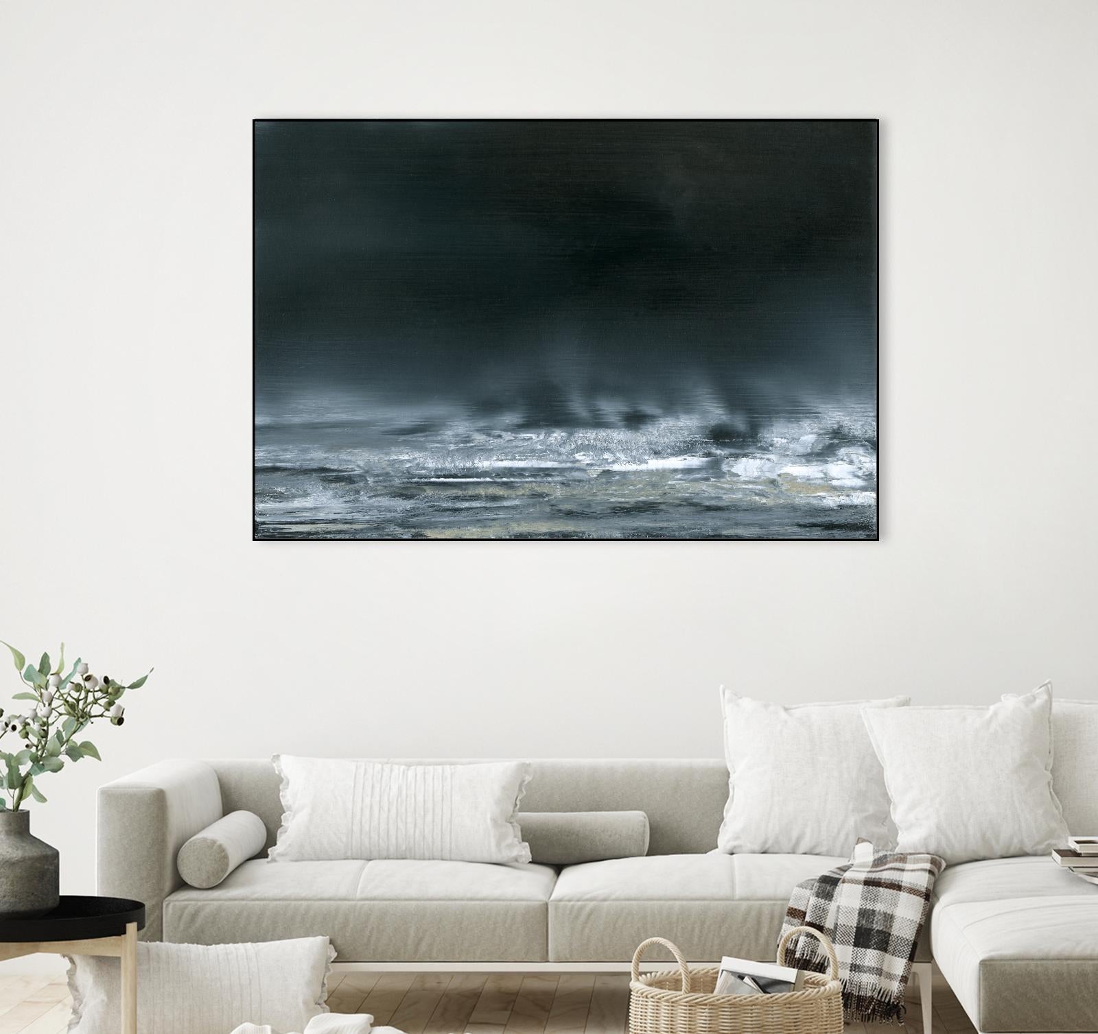 Sea View I by Sharon Gordon on GIANT ART - blue costal ocean