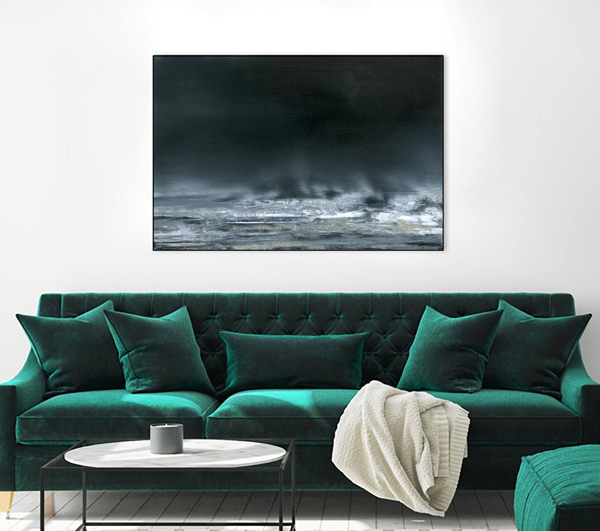 Sea View I by Sharon Gordon on GIANT ART - blue costal ocean