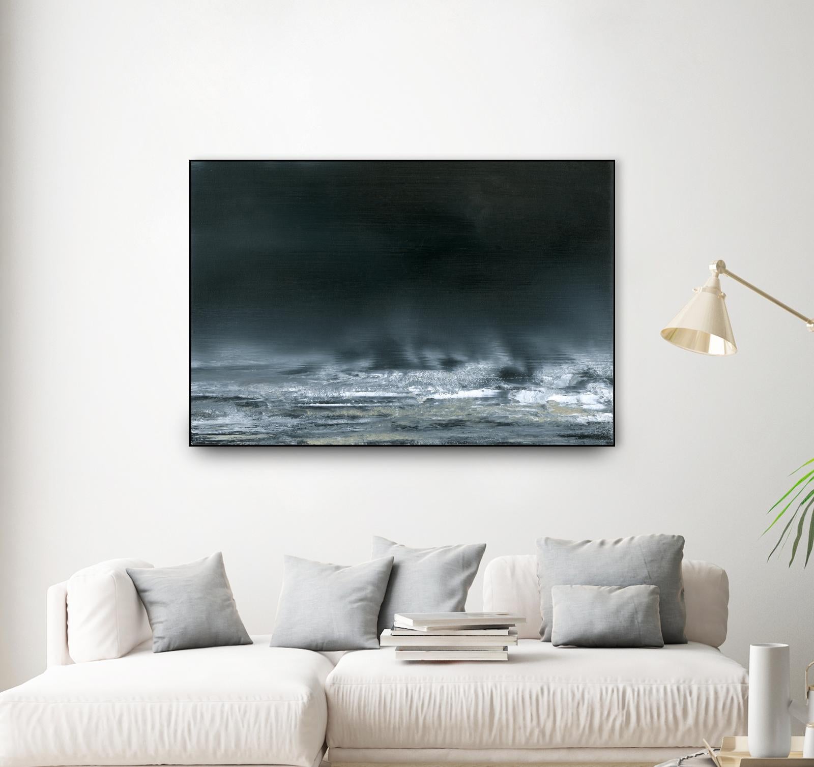 Sea View I by Sharon Gordon on GIANT ART - blue costal ocean