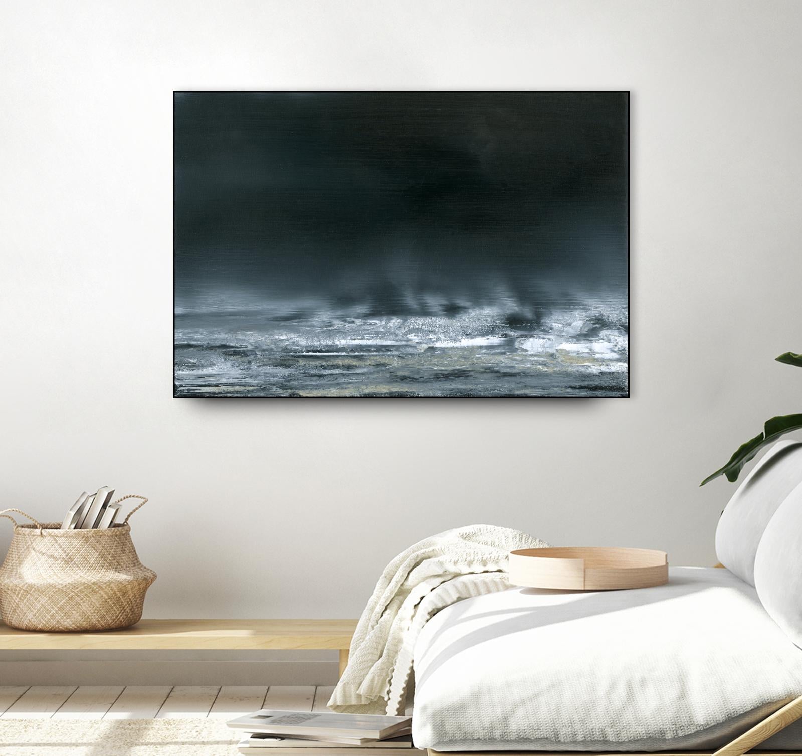 Sea View I by Sharon Gordon on GIANT ART - blue costal ocean
