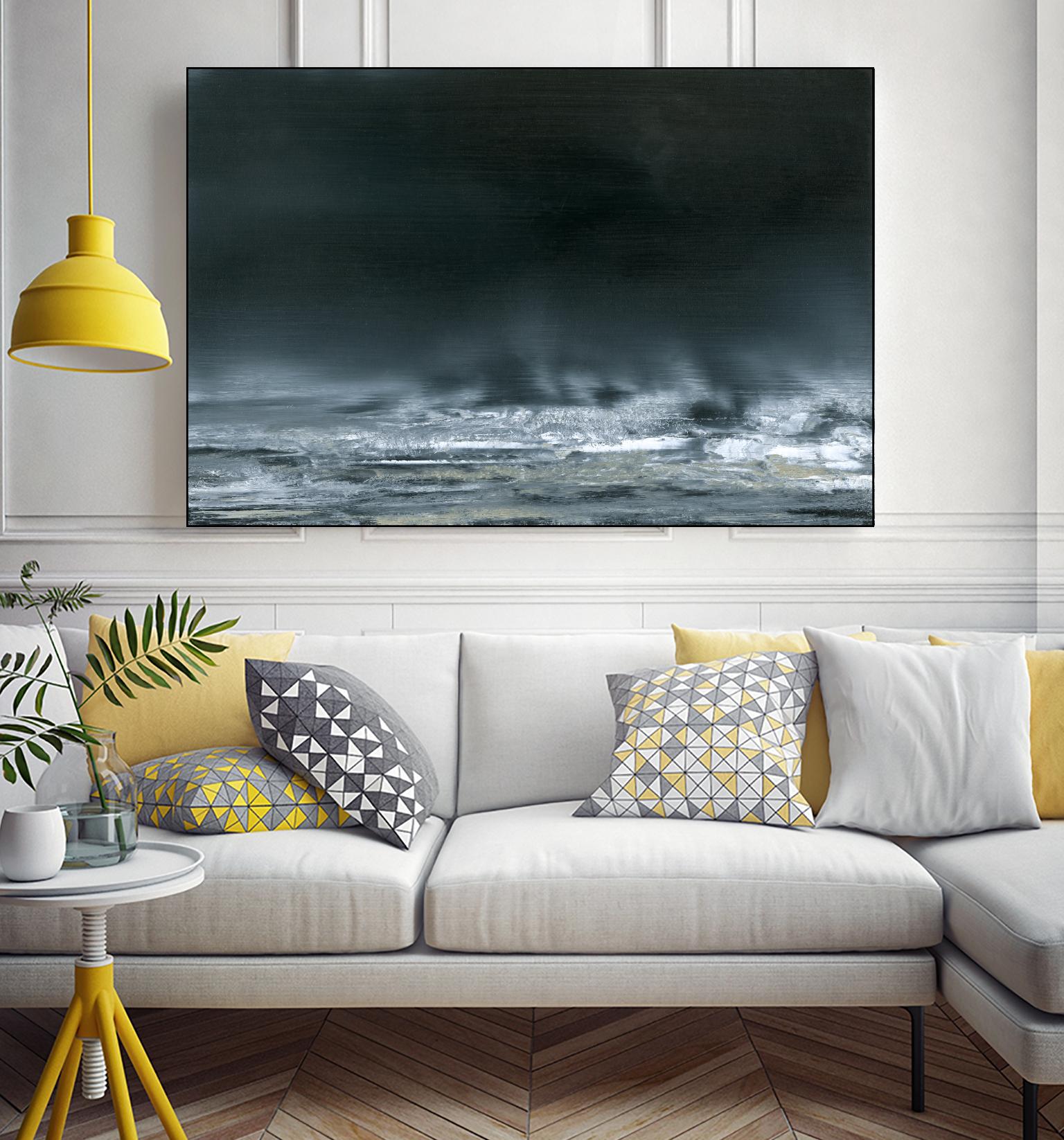 Sea View I by Sharon Gordon on GIANT ART - blue costal ocean