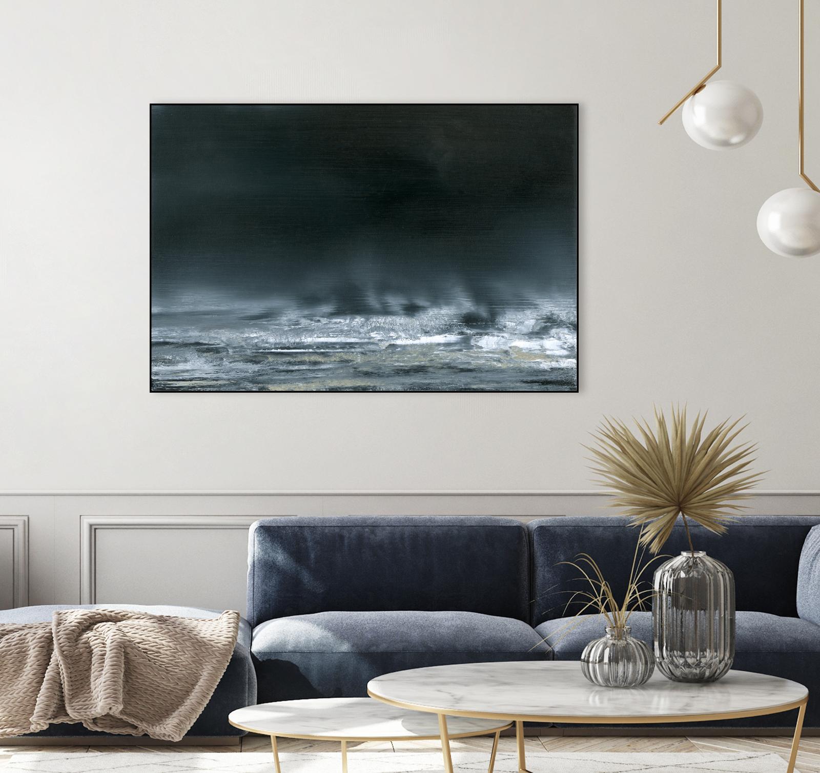 Sea View I by Sharon Gordon on GIANT ART - blue costal ocean