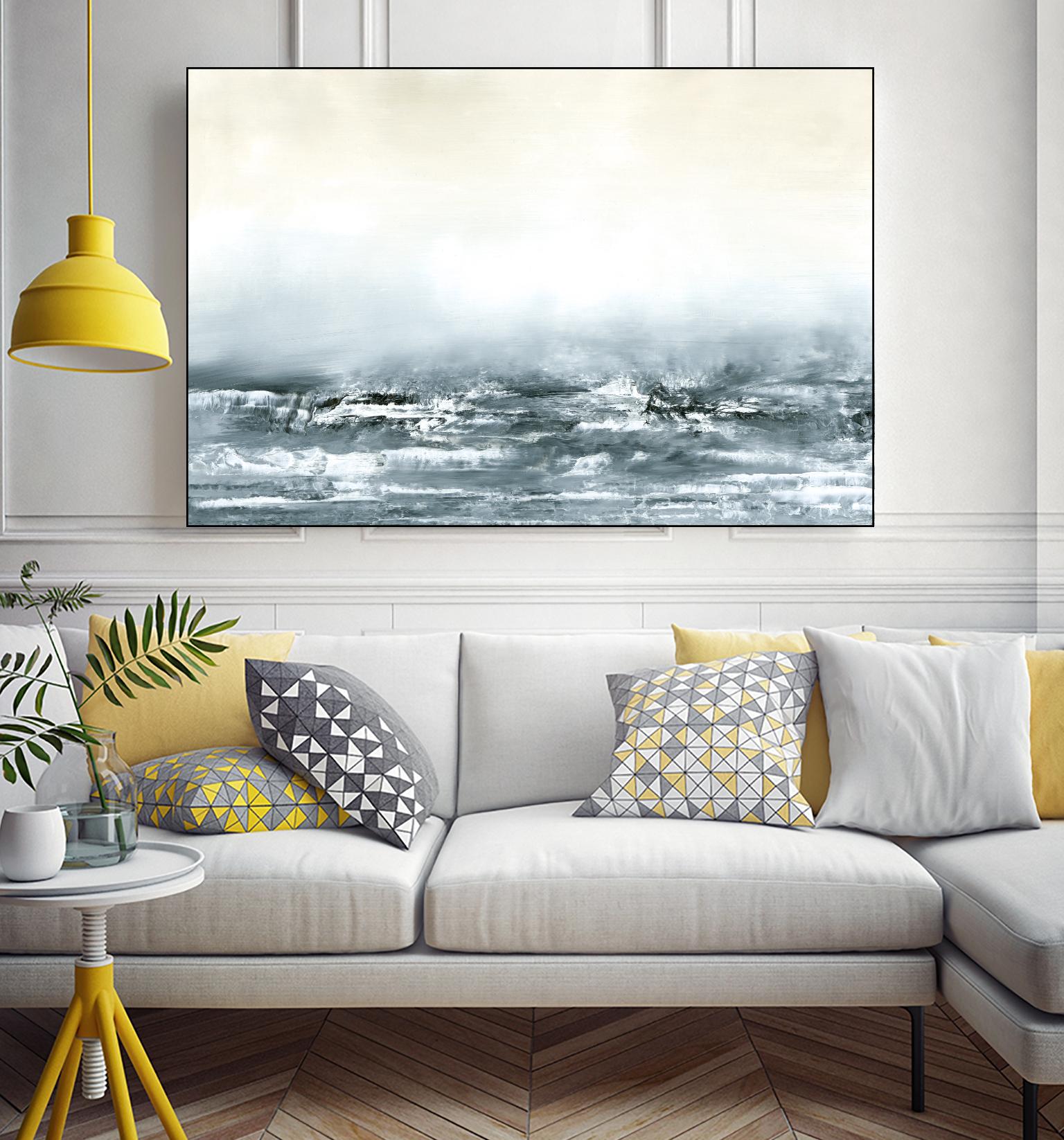 Sea View V by Sharon Gordon on GIANT ART - brown abstract