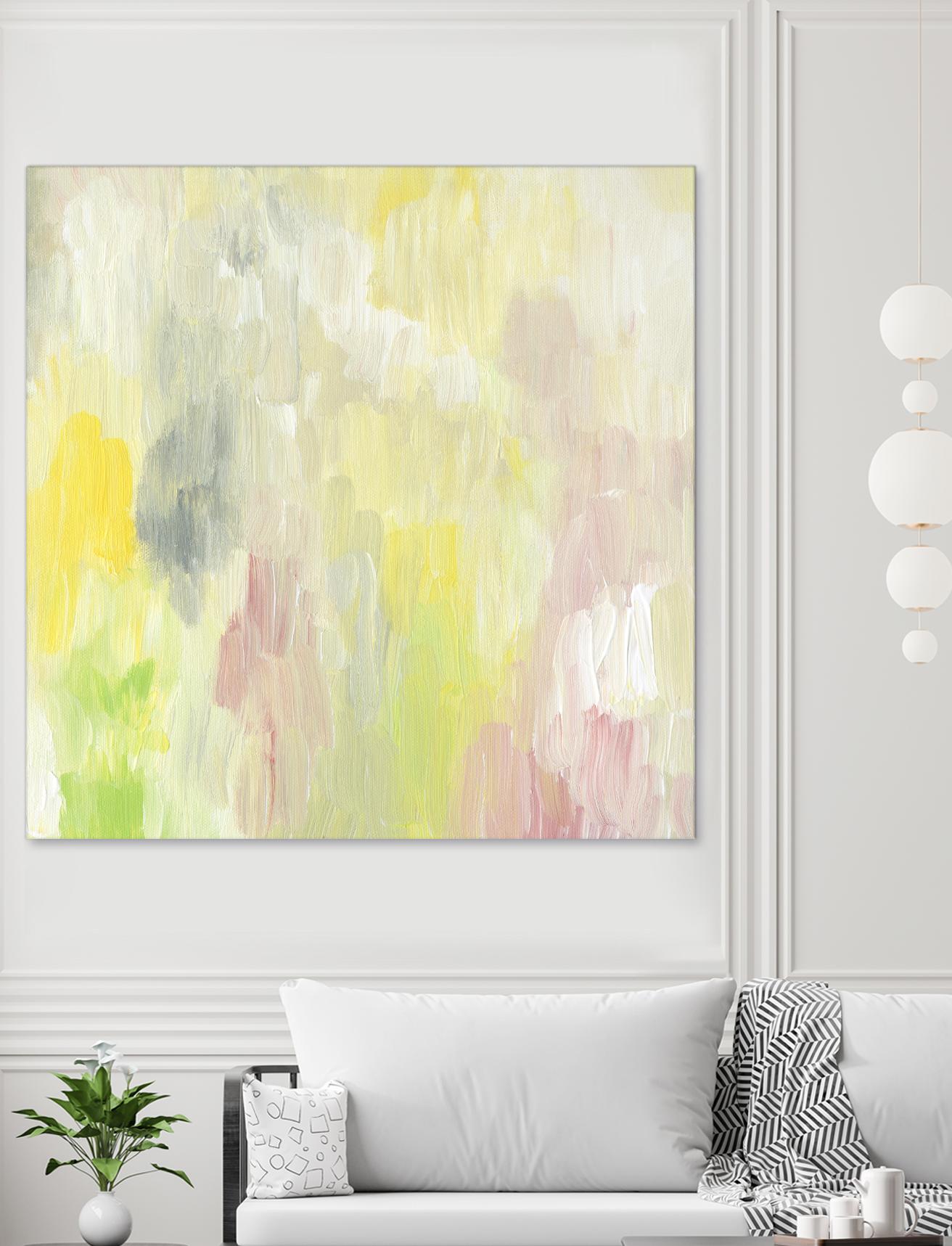 Buoyant Awakening II by Lisa Choate on GIANT ART - pink abstract