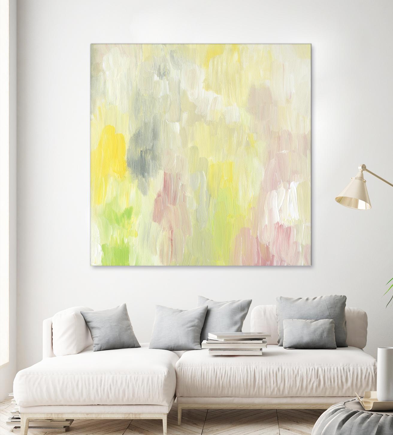 Buoyant Awakening II by Lisa Choate on GIANT ART - pink abstract