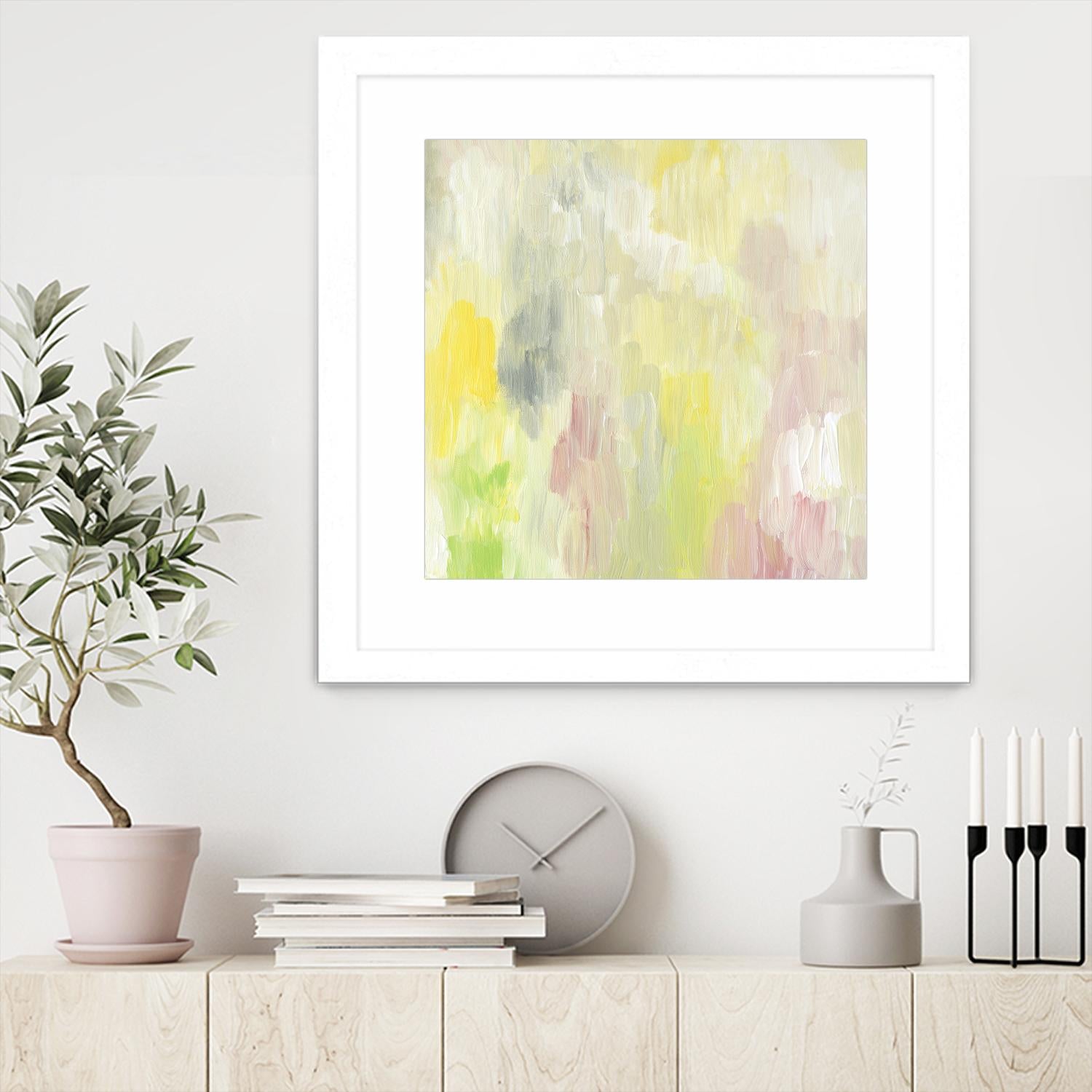 Buoyant Awakening II by Lisa Choate on GIANT ART - pink abstract