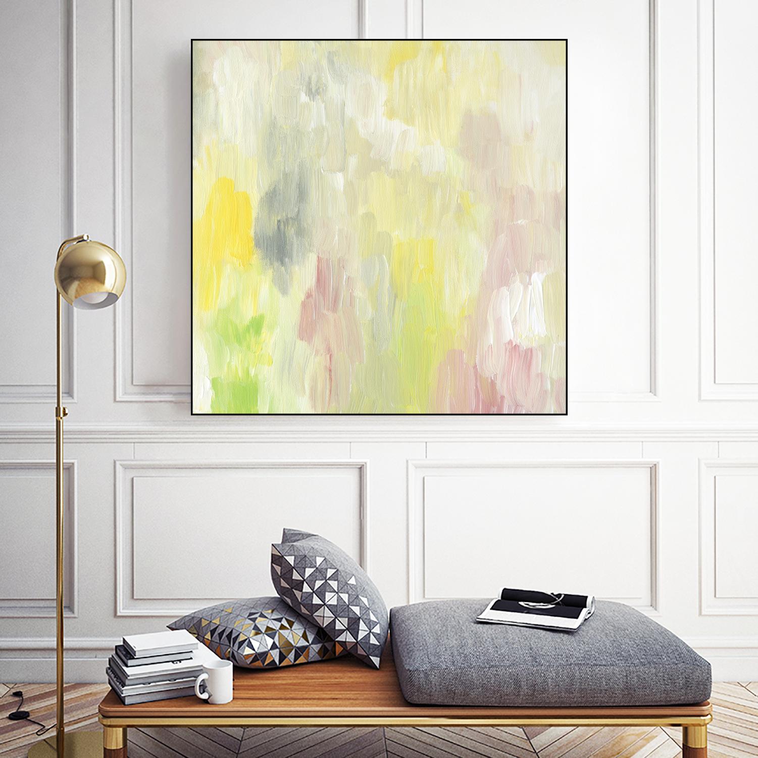 Buoyant Awakening II by Lisa Choate on GIANT ART - pink abstract