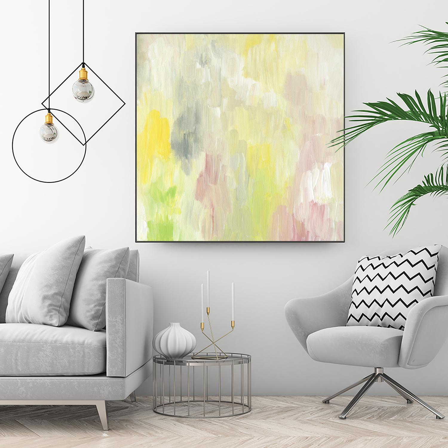 Buoyant Awakening II by Lisa Choate on GIANT ART - pink abstract