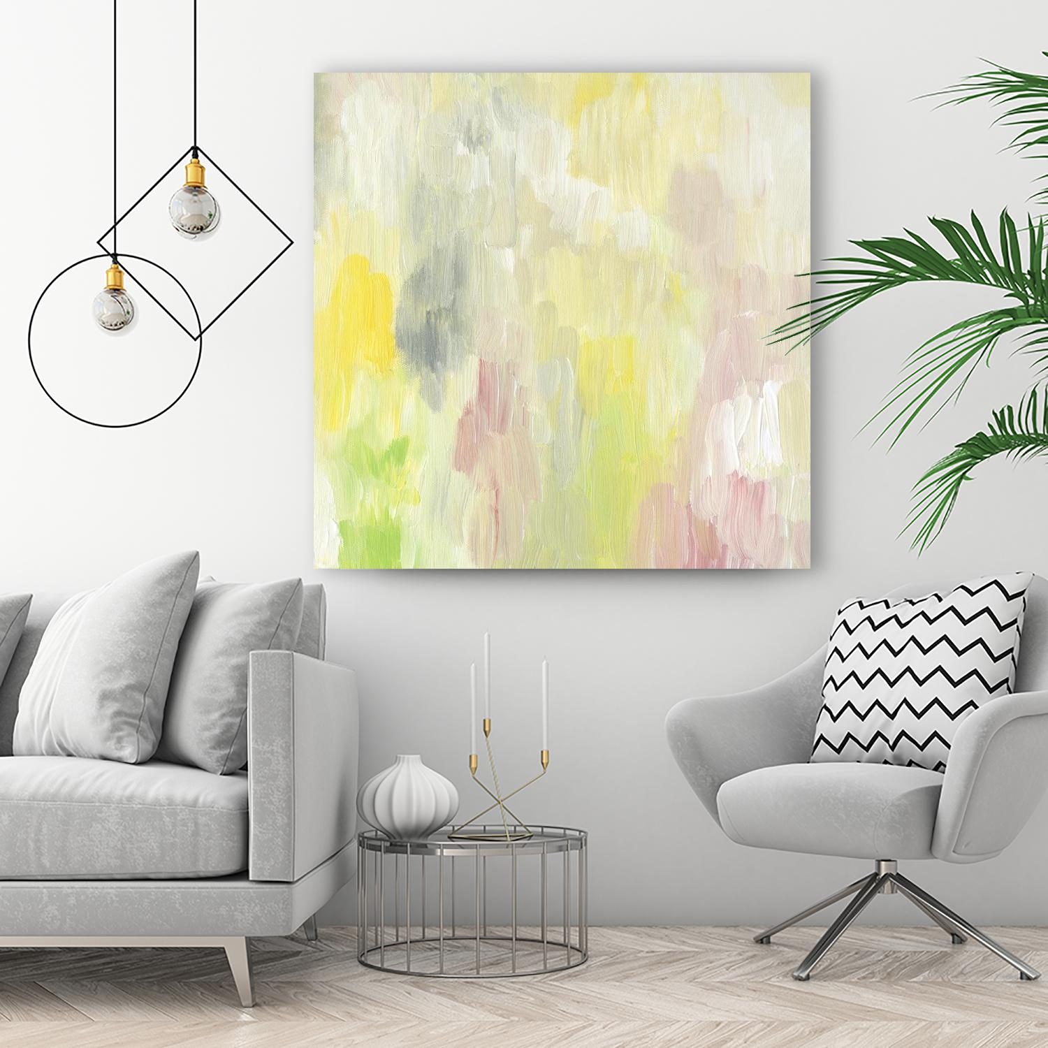 Buoyant Awakening II by Lisa Choate on GIANT ART - pink abstract