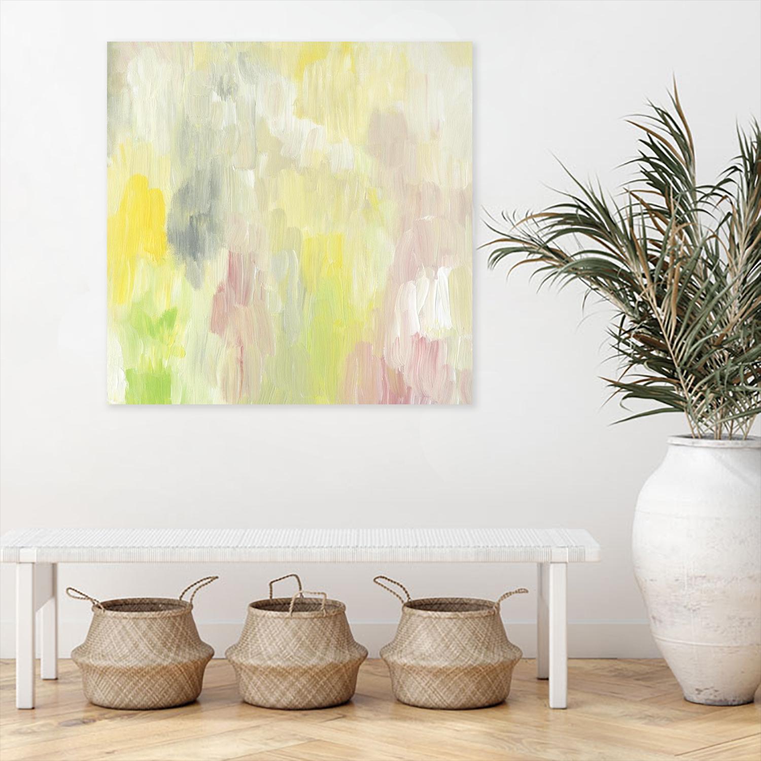 Buoyant Awakening II by Lisa Choate on GIANT ART - pink abstract