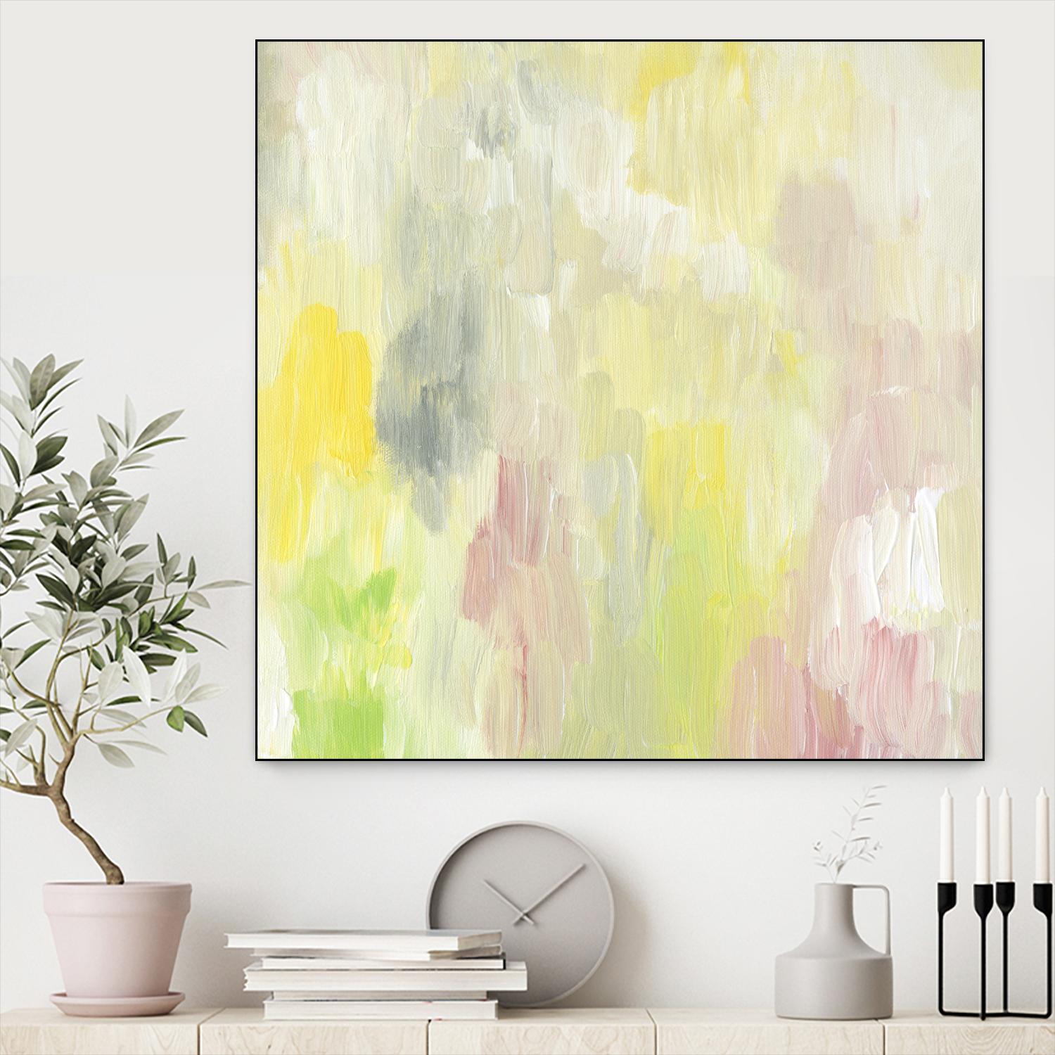 Buoyant Awakening II by Lisa Choate on GIANT ART - pink abstract