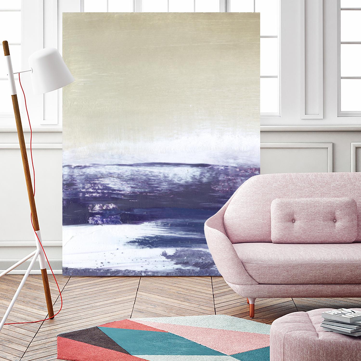 Amethyst Sea I by Sharon Gordon on GIANT ART - pink abstract