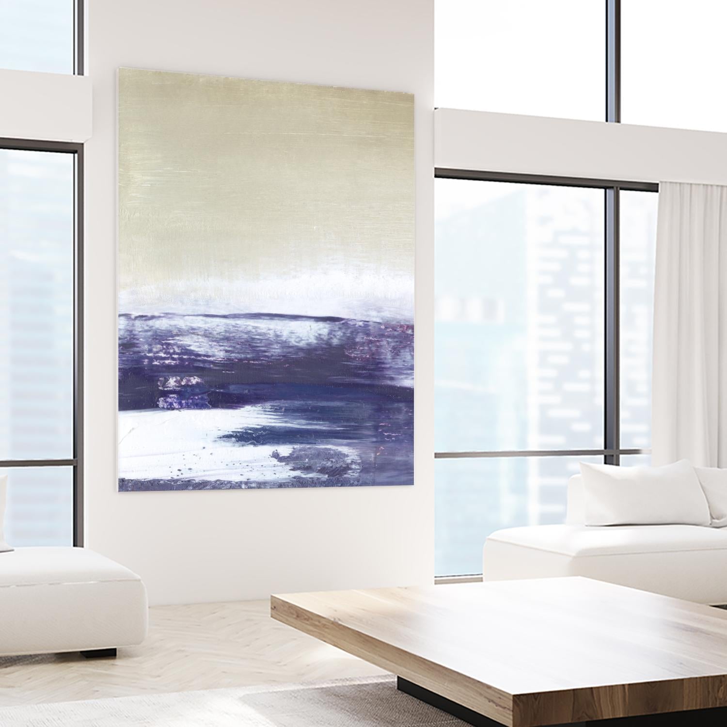 Amethyst Sea I by Sharon Gordon on GIANT ART - pink abstract