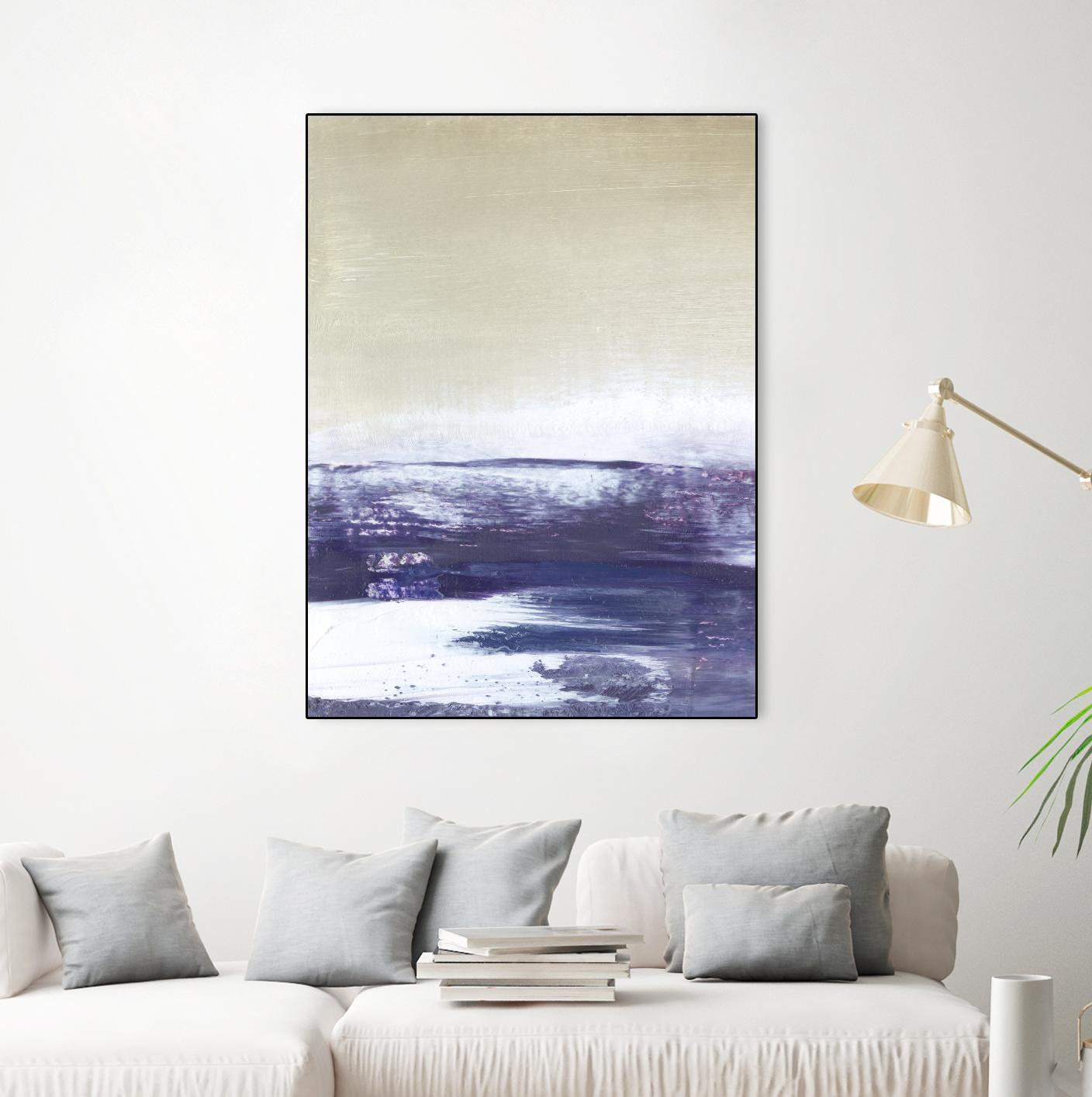 Amethyst Sea I by Sharon Gordon on GIANT ART - pink abstract