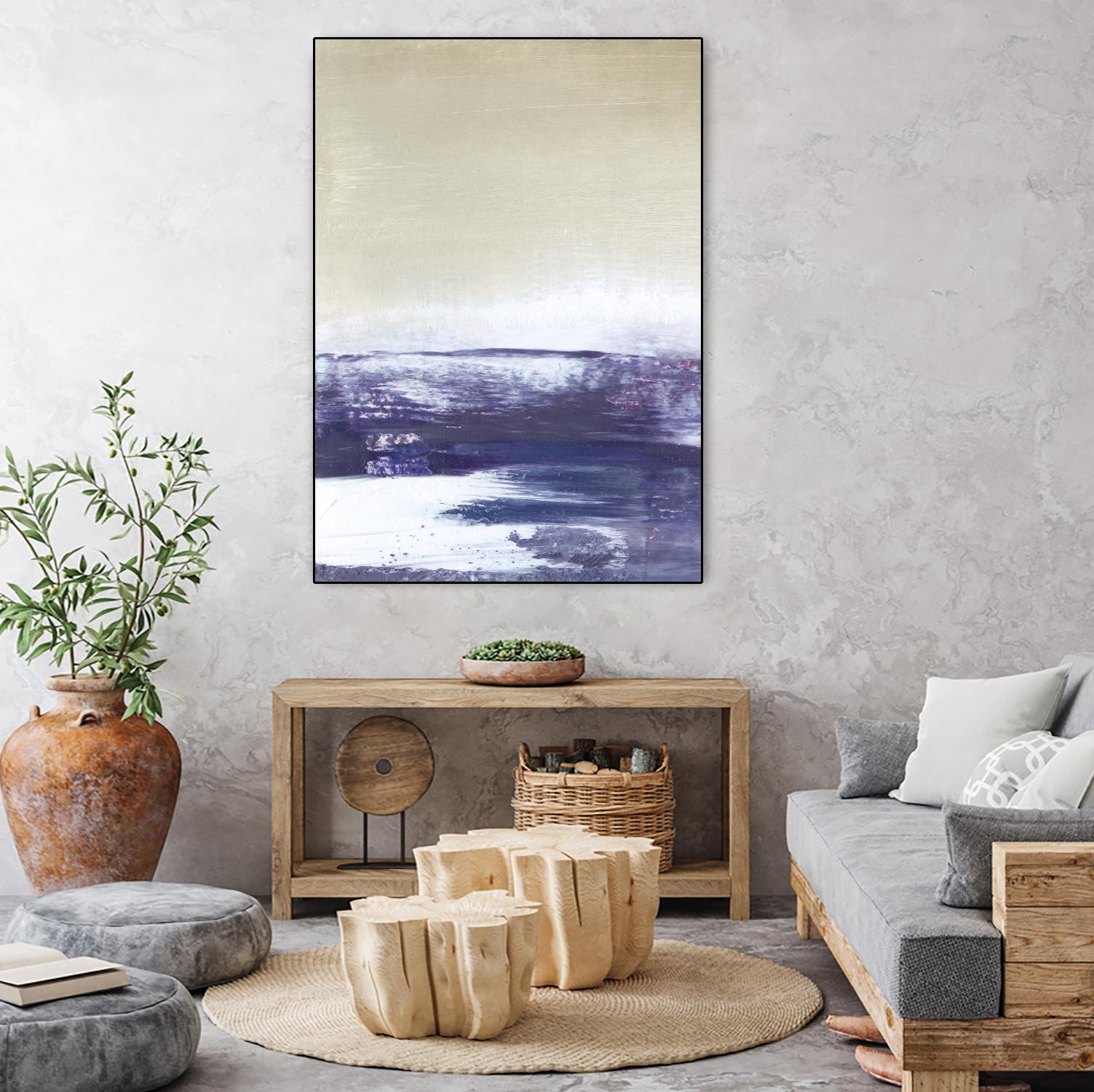 Amethyst Sea I by Sharon Gordon on GIANT ART - pink abstract