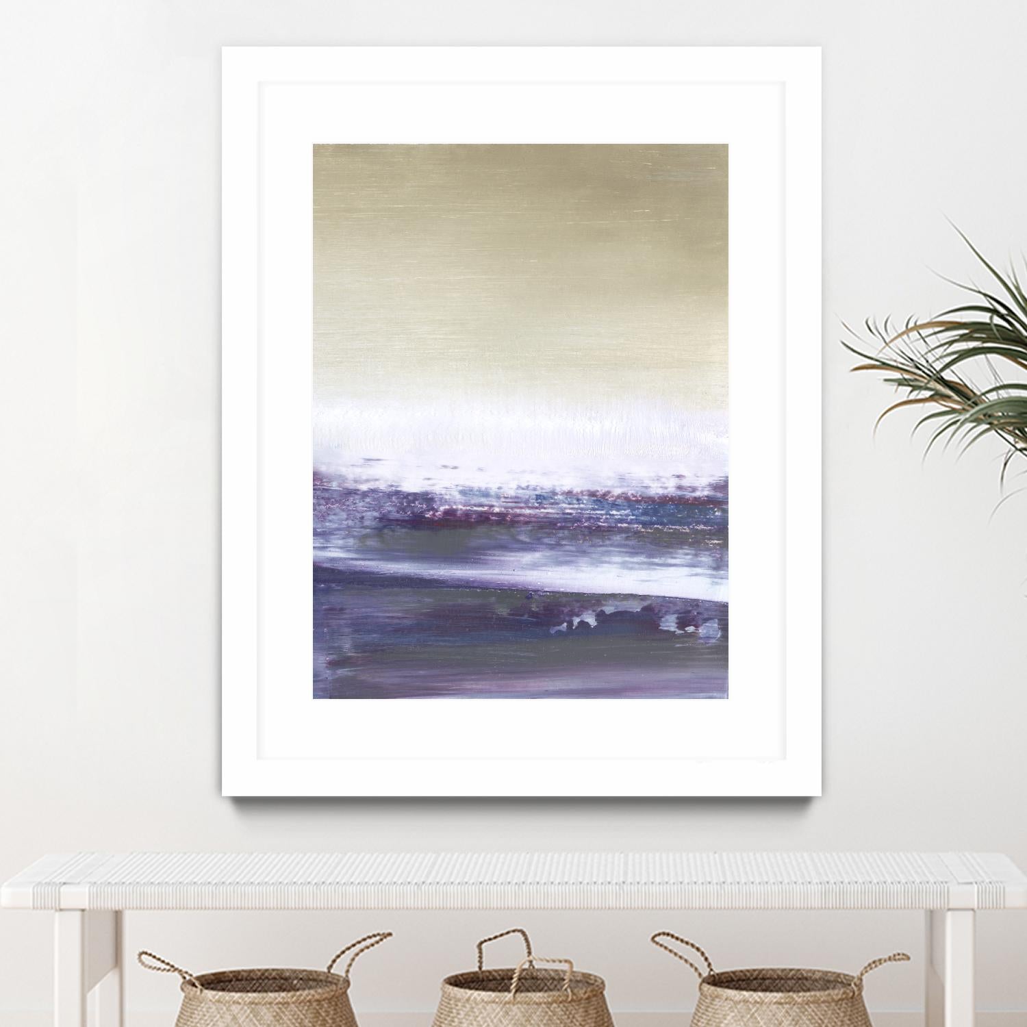 Amethyst Sea II by Sharon Gordon on GIANT ART - pink abstract