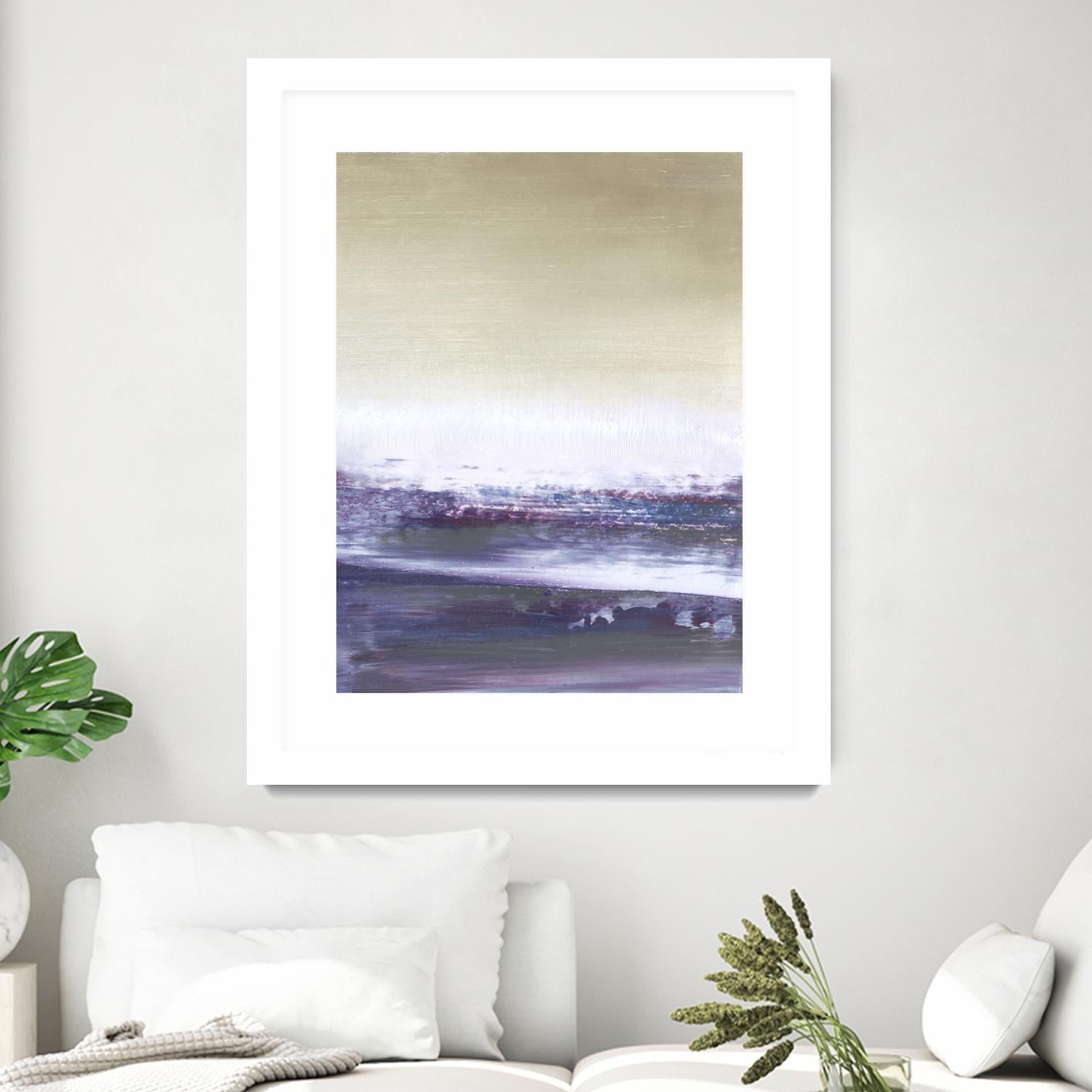 Amethyst Sea II by Sharon Gordon on GIANT ART - pink abstract