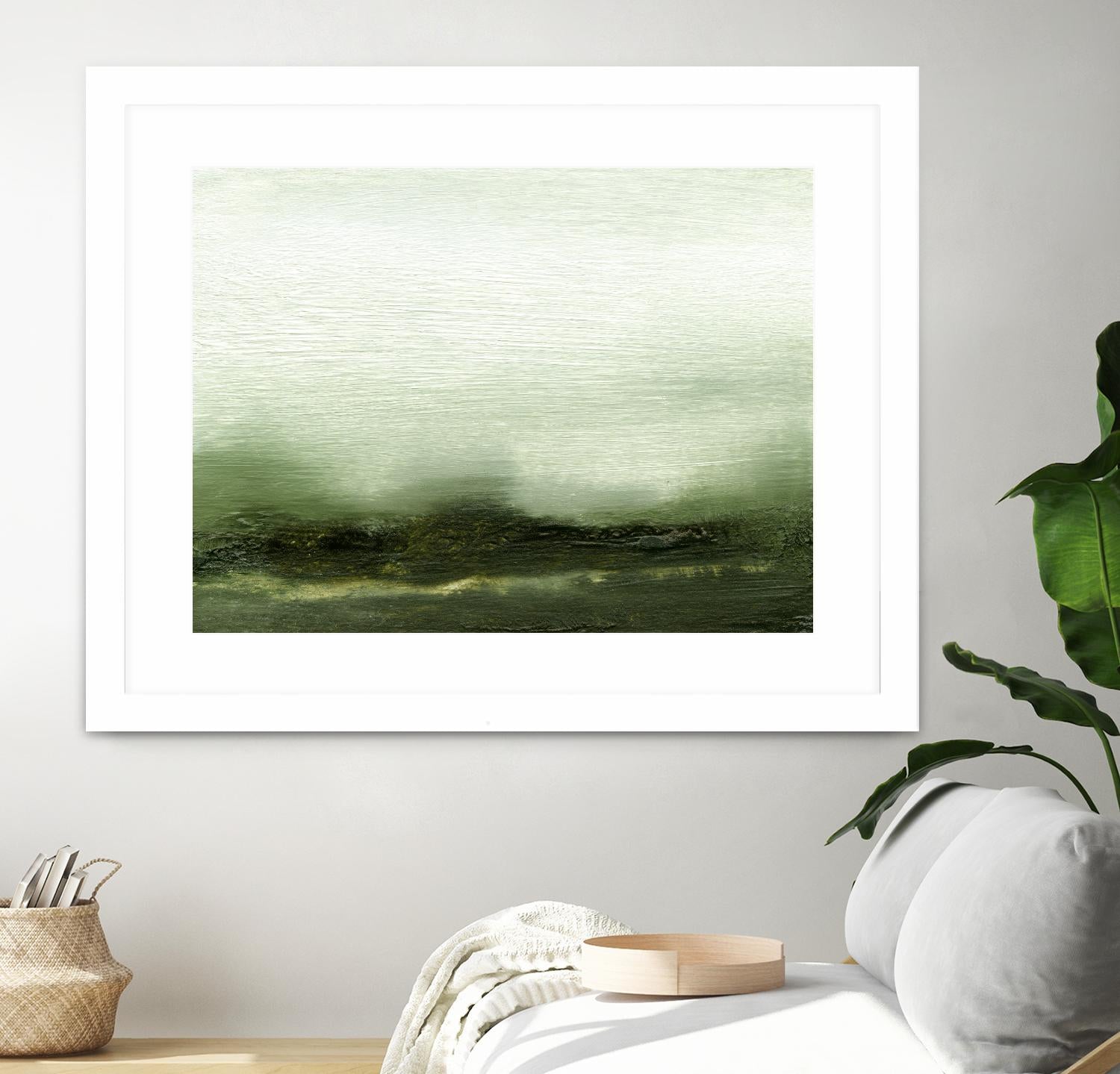 Verdant III by Sharon Gordon on GIANT ART - green abstract