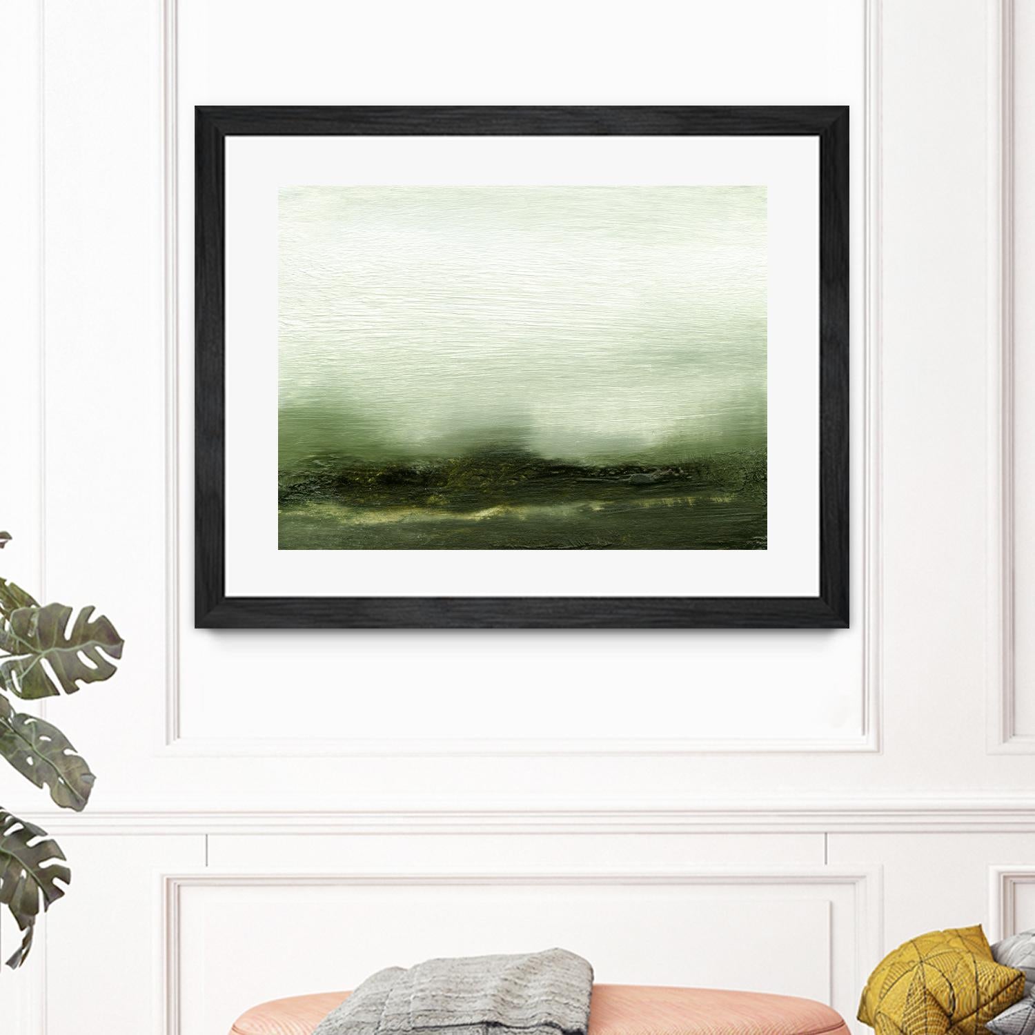 Verdant III by Sharon Gordon on GIANT ART - green abstract