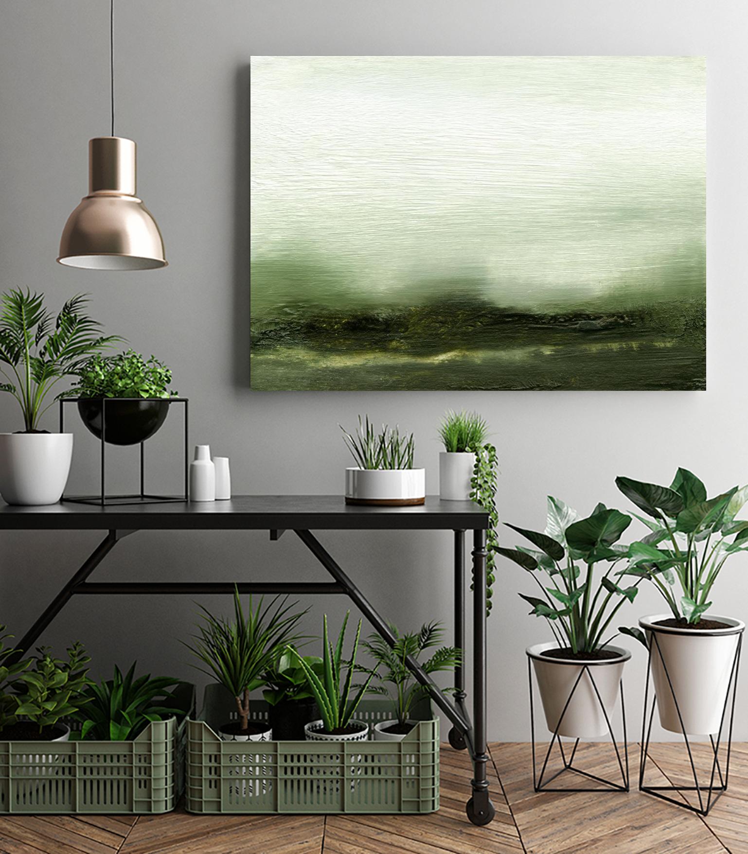 Verdant III by Sharon Gordon on GIANT ART - green abstract